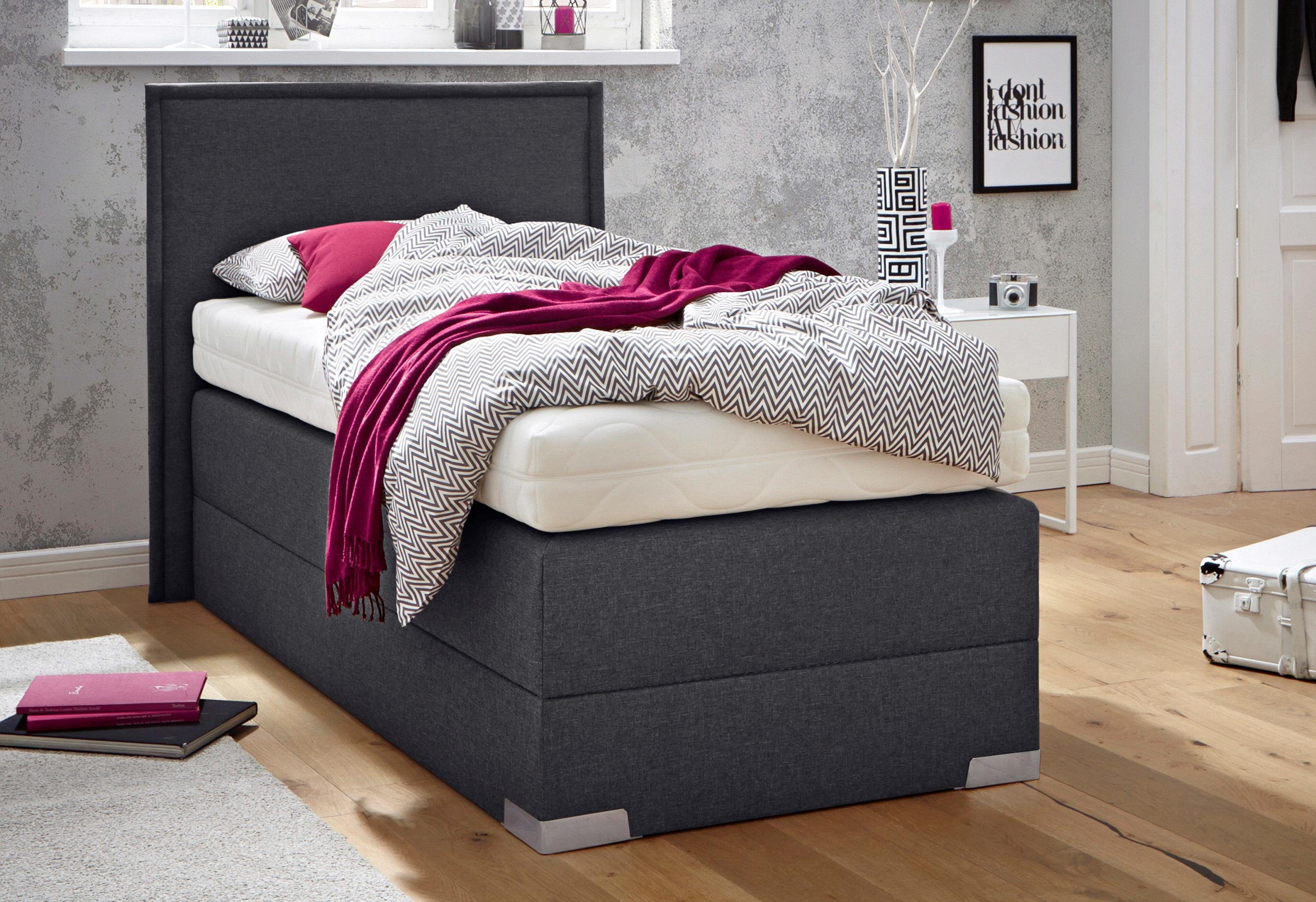 Westfalia Schlafkomfort Boxspringbett, mit Kaltschaum- oder Federkernmatrat günstig online kaufen