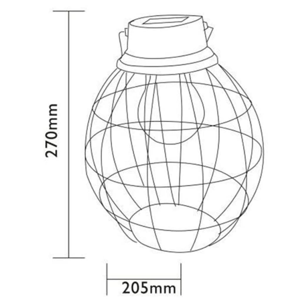 Außen-Wandleuchte Solar Luxform Grün LED Hängeleuchte Garten Tango 30101