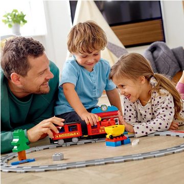 LEGO® Konstruktionsspielsteine Dampfeisenbahn (10874), LEGO® DUPLO® Town, (59 St)