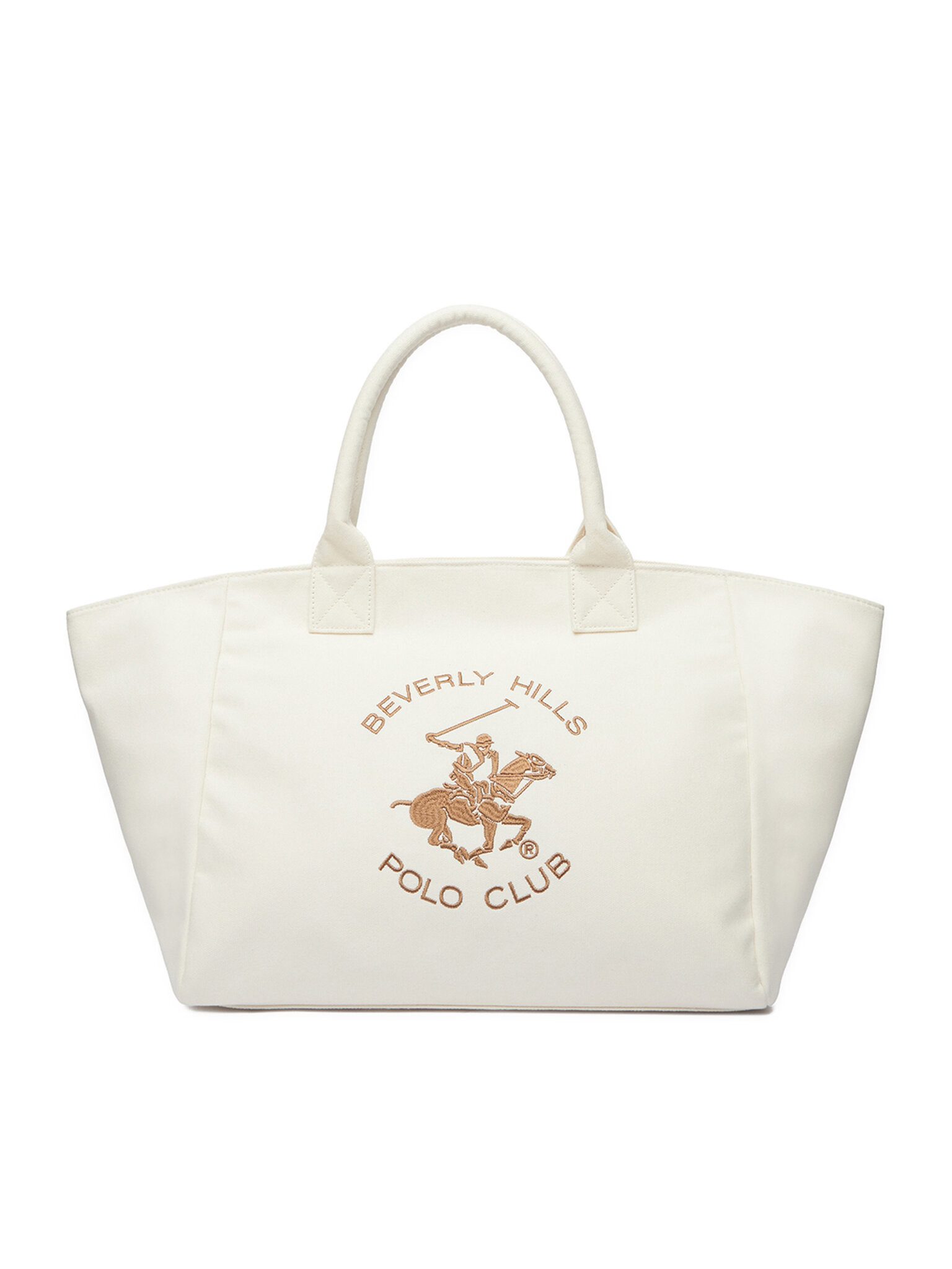 BEVERLY HILLS POLO CLUB Handtasche Beverly Hills Polo Club Damenhandtasche Beige BEVERLY HILLS POLO CLUB-