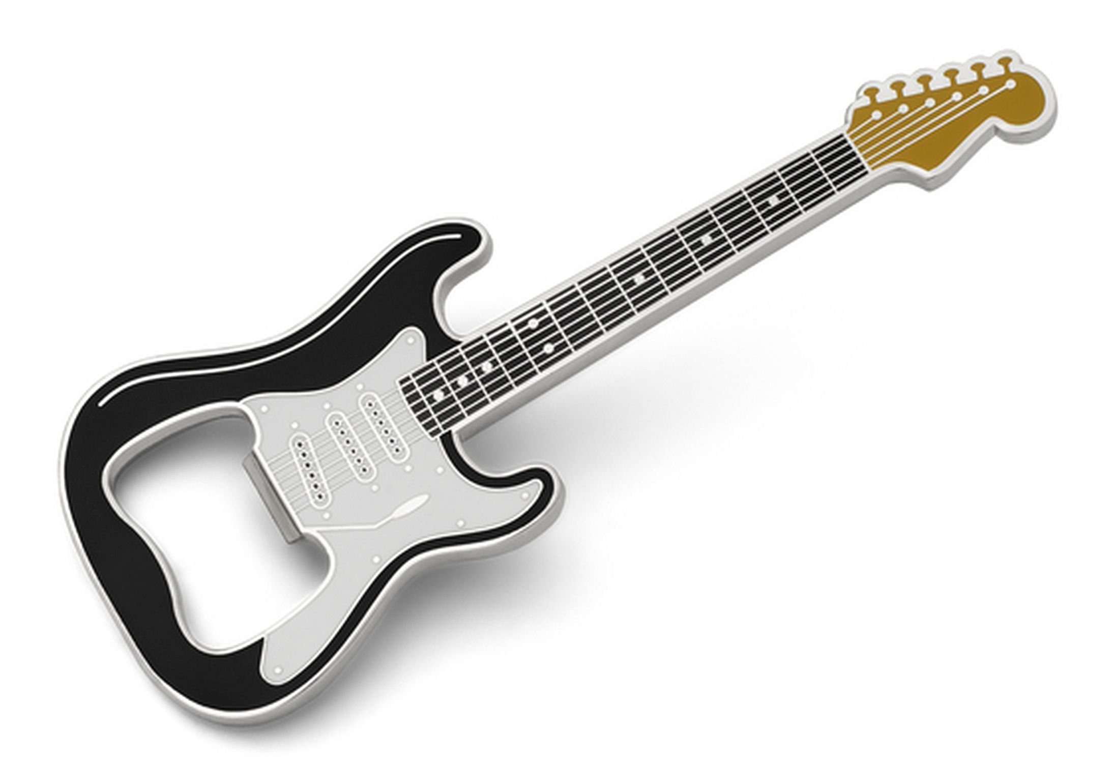 Flaschenöffner Rockbites - Flaschenöffner "Guitar Classic" Gitarre mit Magnet 101168