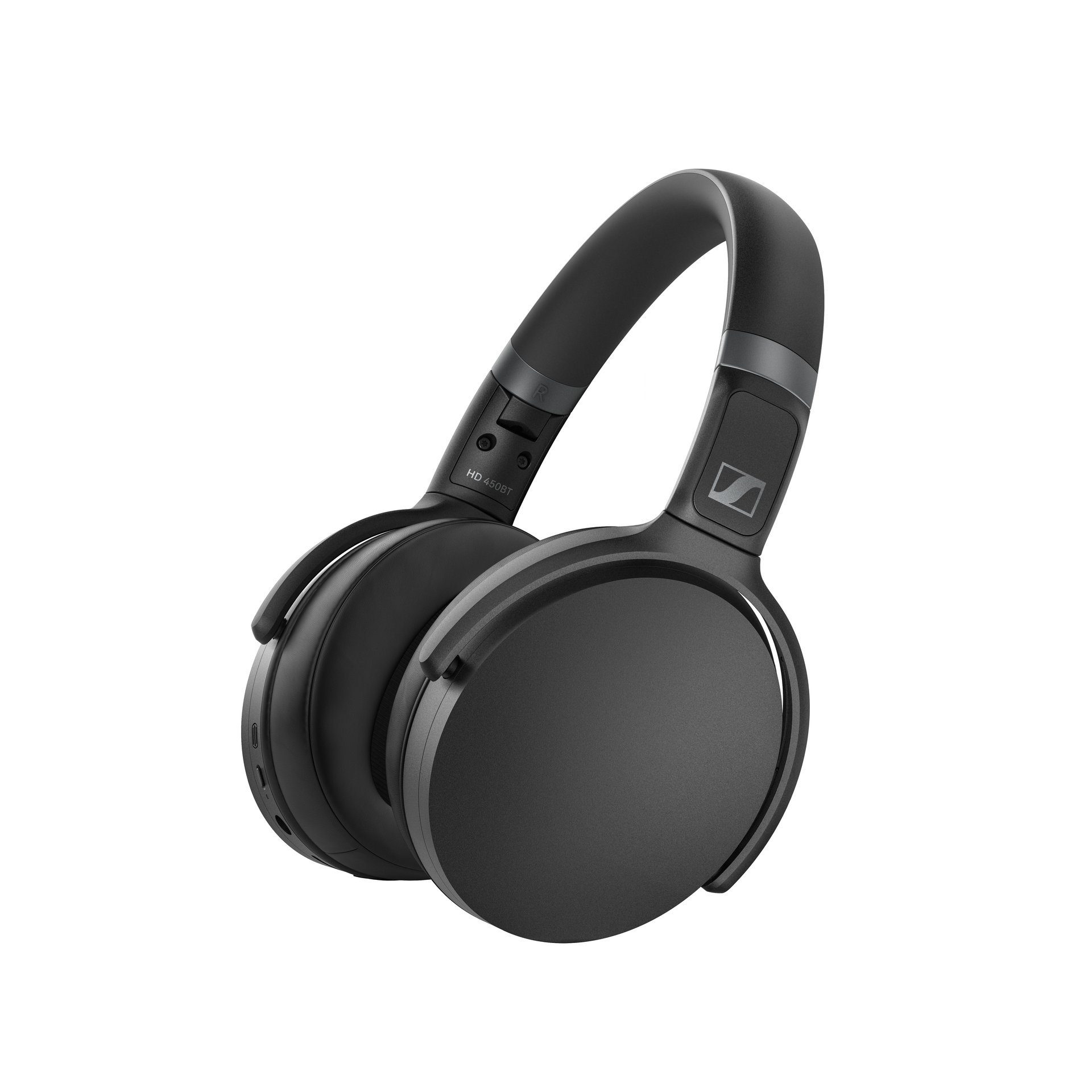 Sennheiser HD Over-Ear-Kopfhörer 450BT Schwarz Bluetooth) Noise Cancellation, (Active