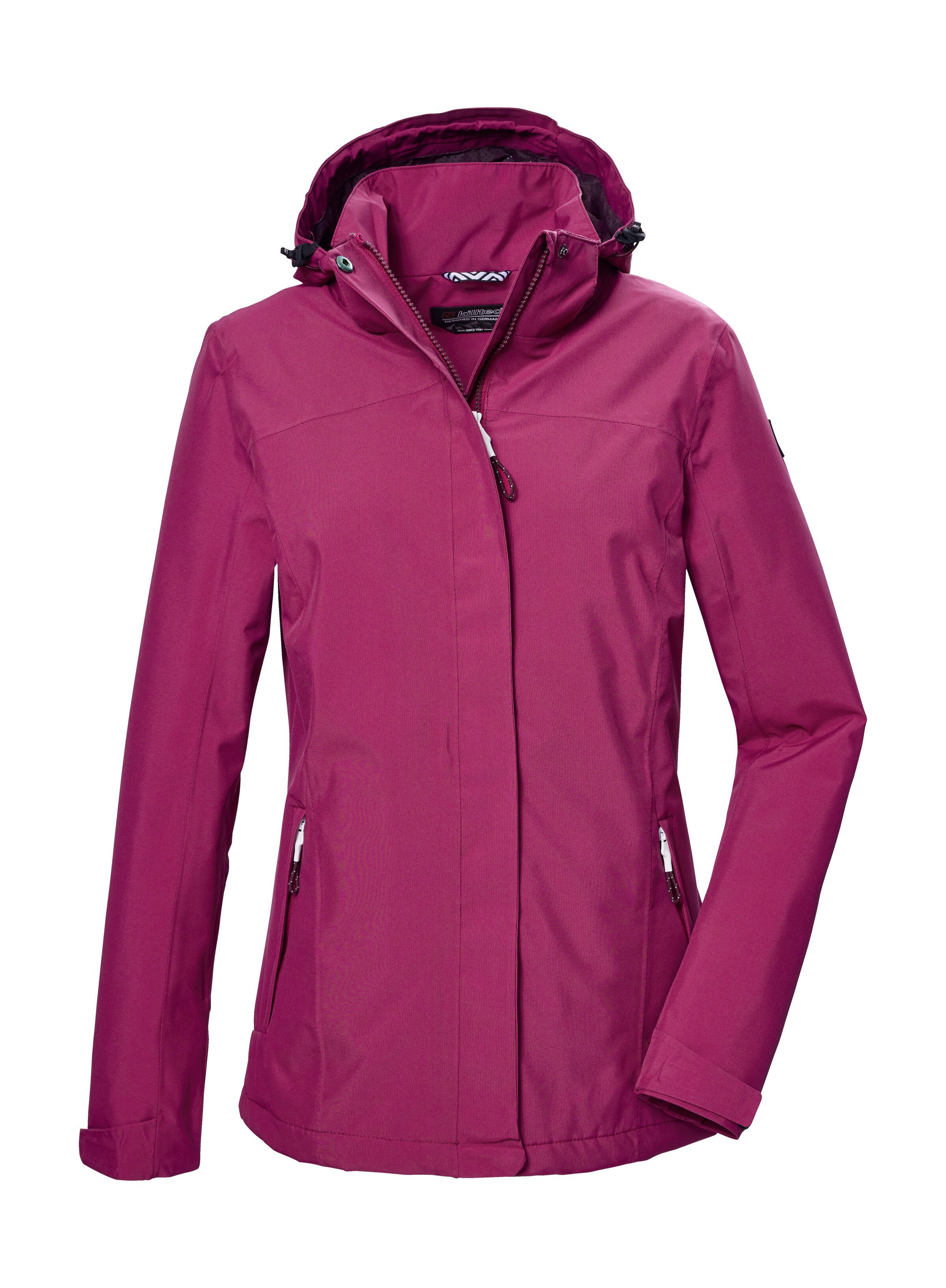 Killtec Outdoorjacke KOS 26 WMN JCKT Funktionsjacke: wasser- und winddicht, atmungsaktiv, abnehmbare Kapuze