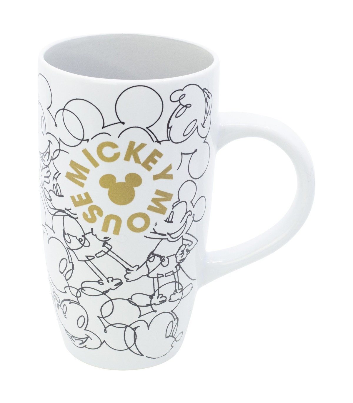 Disney Mickey Mouse Tasse Keramiktasse 695 ml Elite Mug Geschenkbox, Keramik