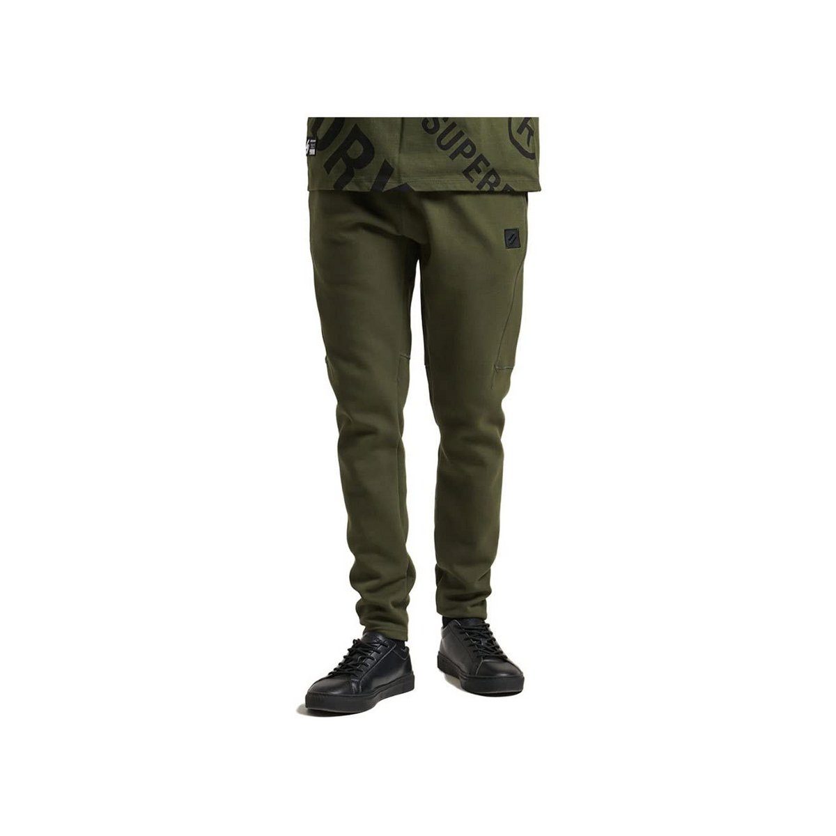 Superdry regular dunkel-grün Shorts (1-tlg)