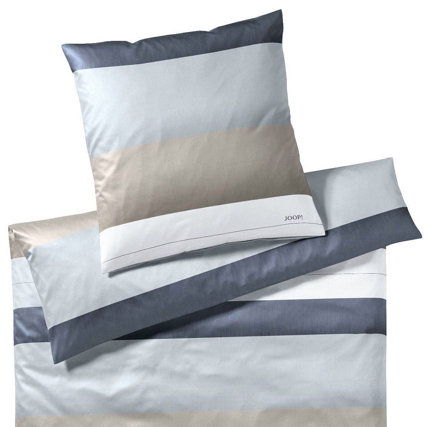 JOOP! Bettwäsche JOOP! Mako Satin Bettwäsche Purity 4073-7 sand silber grau günstig online kaufen