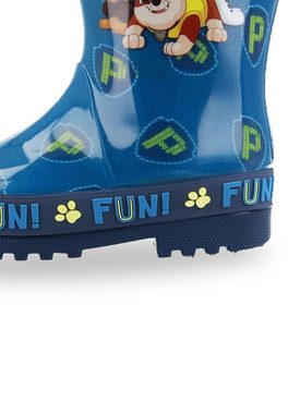 Kids2Go Kids2Go Paw Patrol Regenstiefel mit Characterprint Gummistiefel Kaltfutter, mit Kordelzug