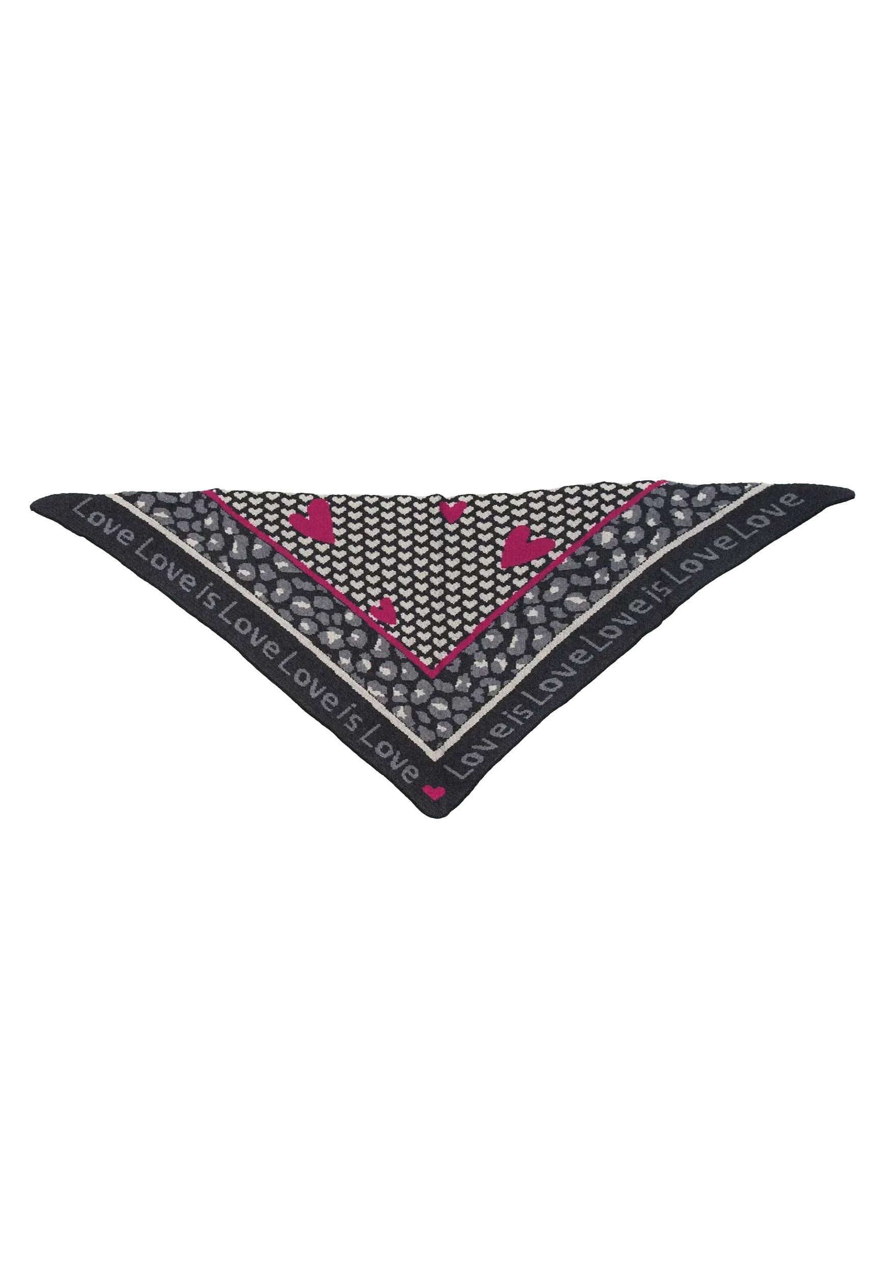 Faera Modeschal Animal Love Dreieckstuch elastischer Strick Leo Muster, 814 günstig online kaufen