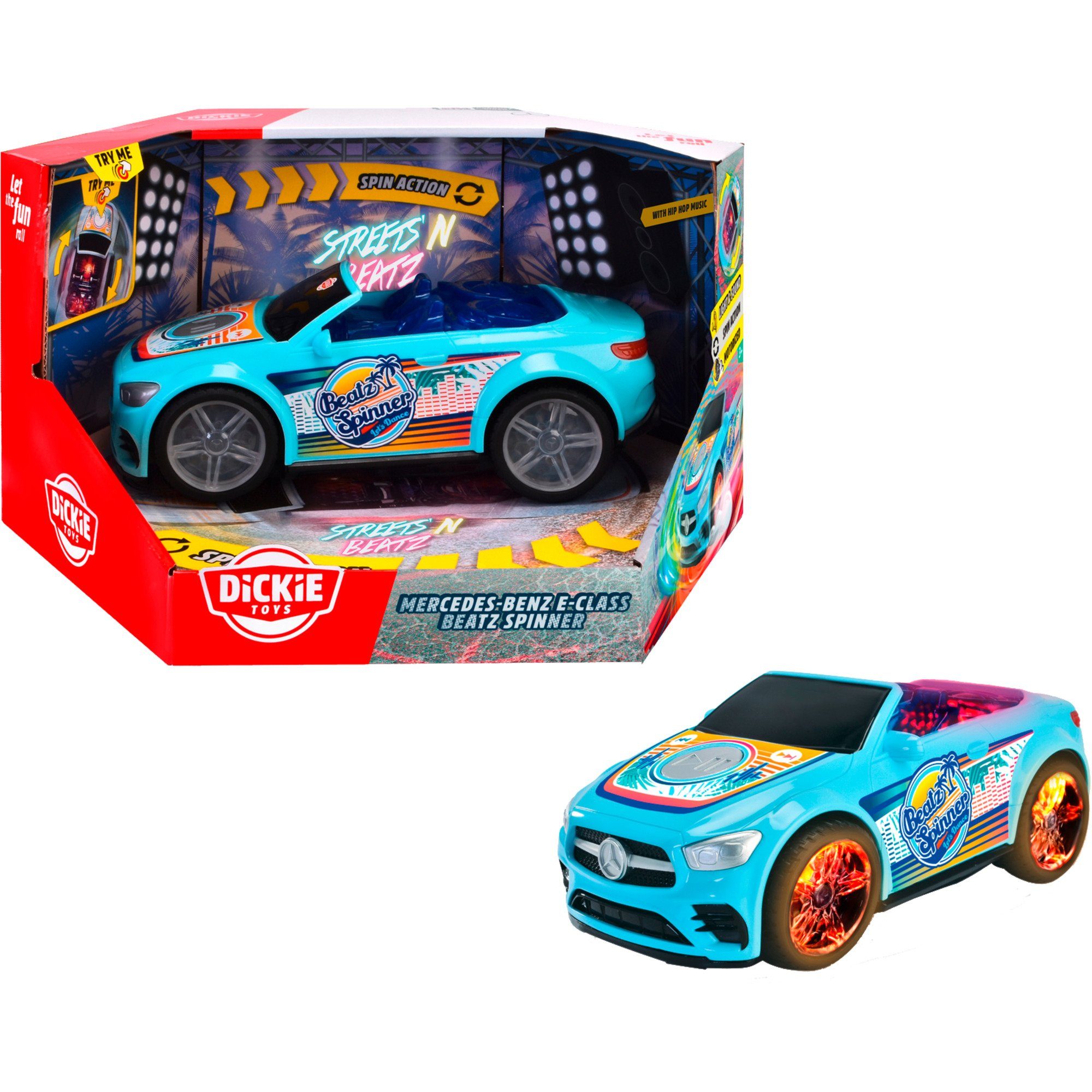Dickie Toys Spielzeug-Auto Dickie Mercedes E-Klasse Beatz Spinner