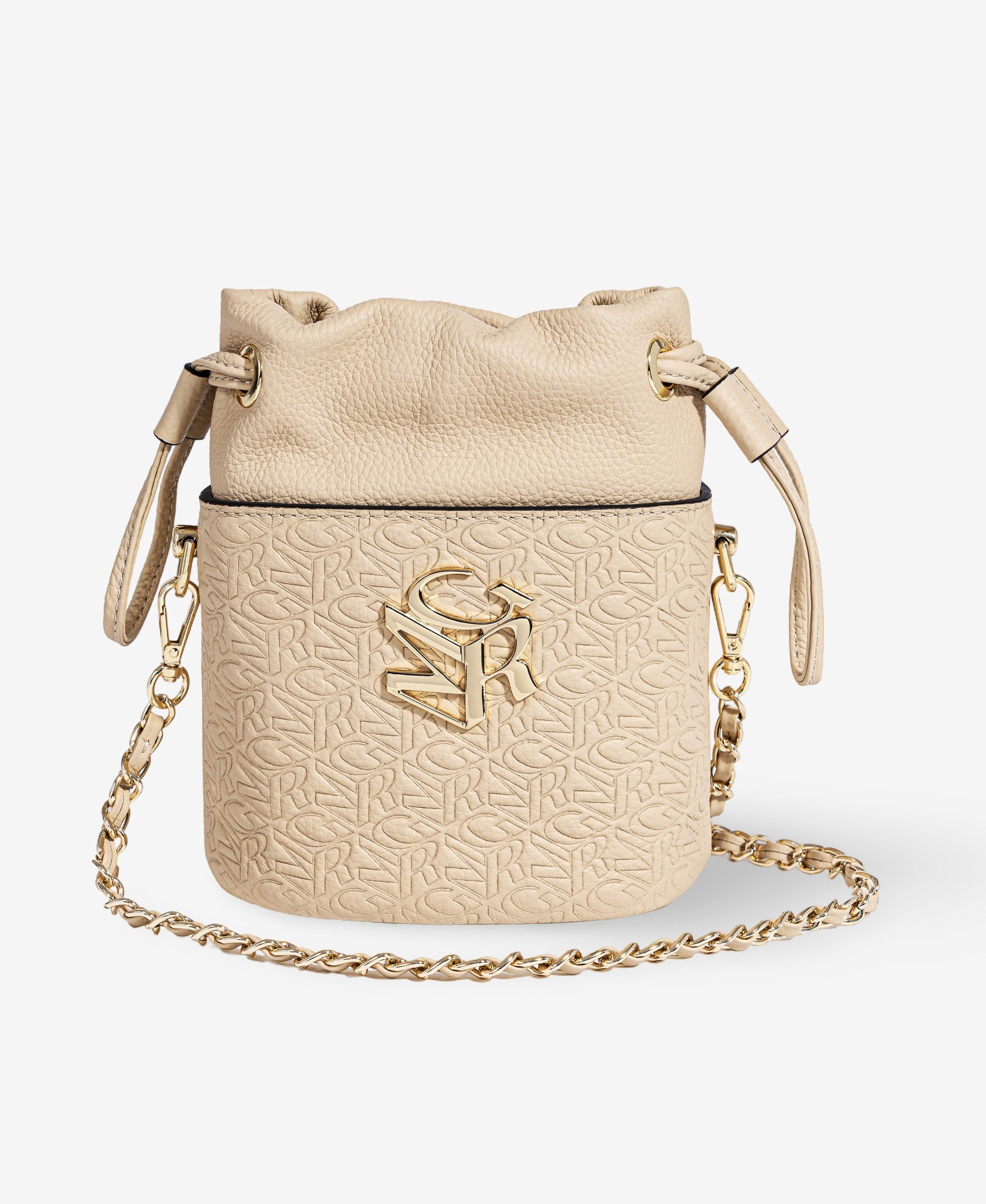 GLAMIRA Handtasche TechElegance Premier Beige Handytasche (1-tlg), echt Leder