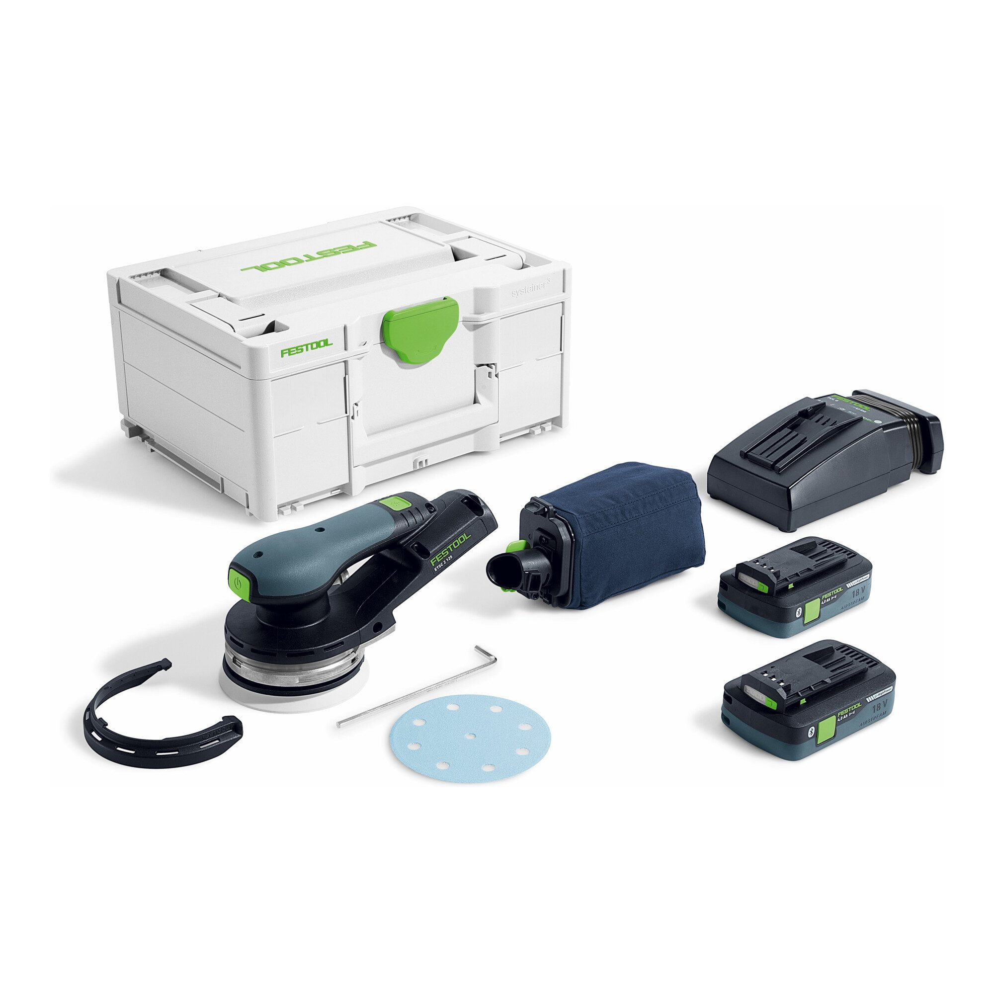FESTOOL Akku-Exzenterschleifer Festool Akku-Exzenterschleifer ETSC 2 125 4,0 I-Plus