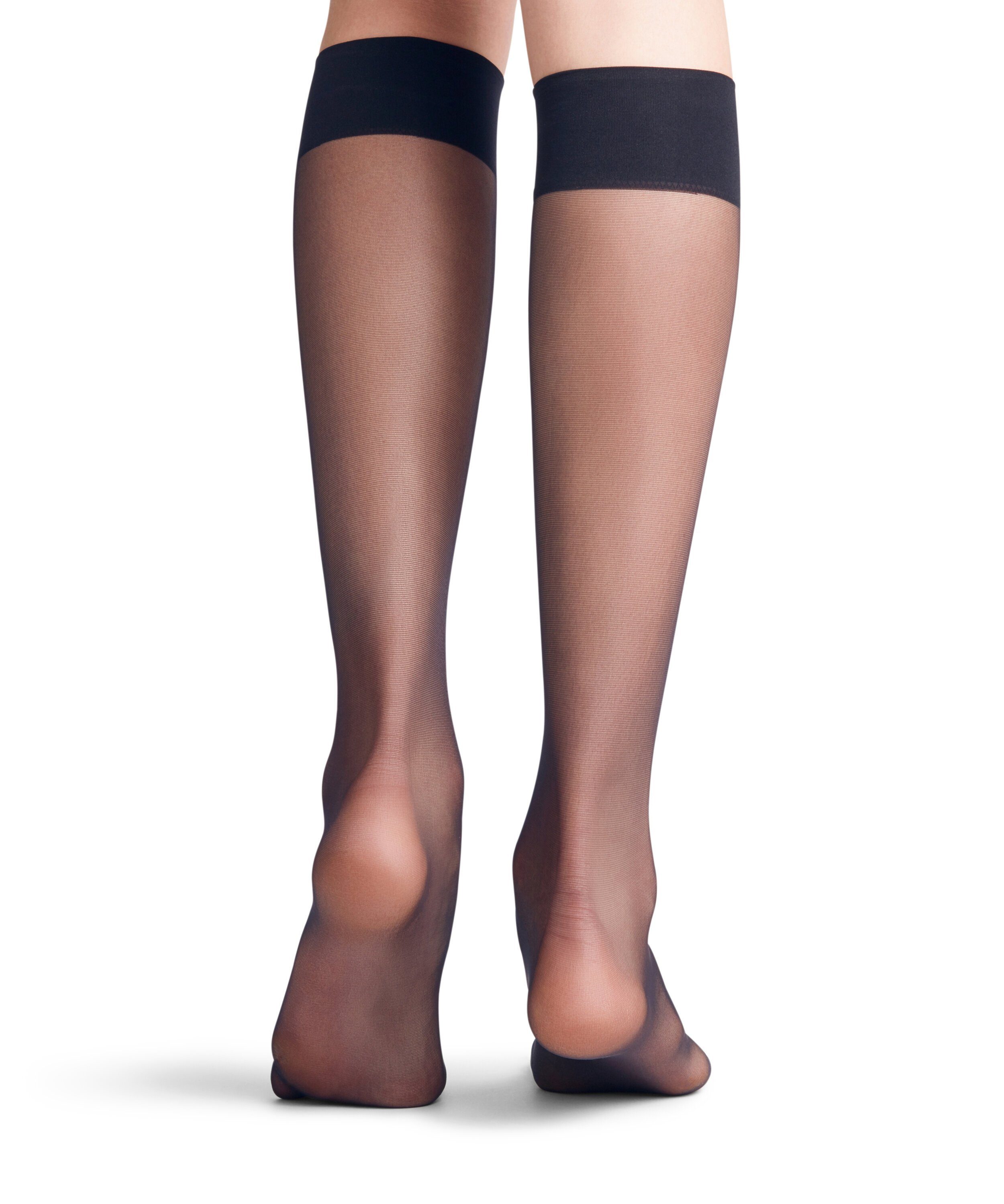 FALKE Feinkniestrümpfe Seidenglatt (1-Paar) transparent & glänzend