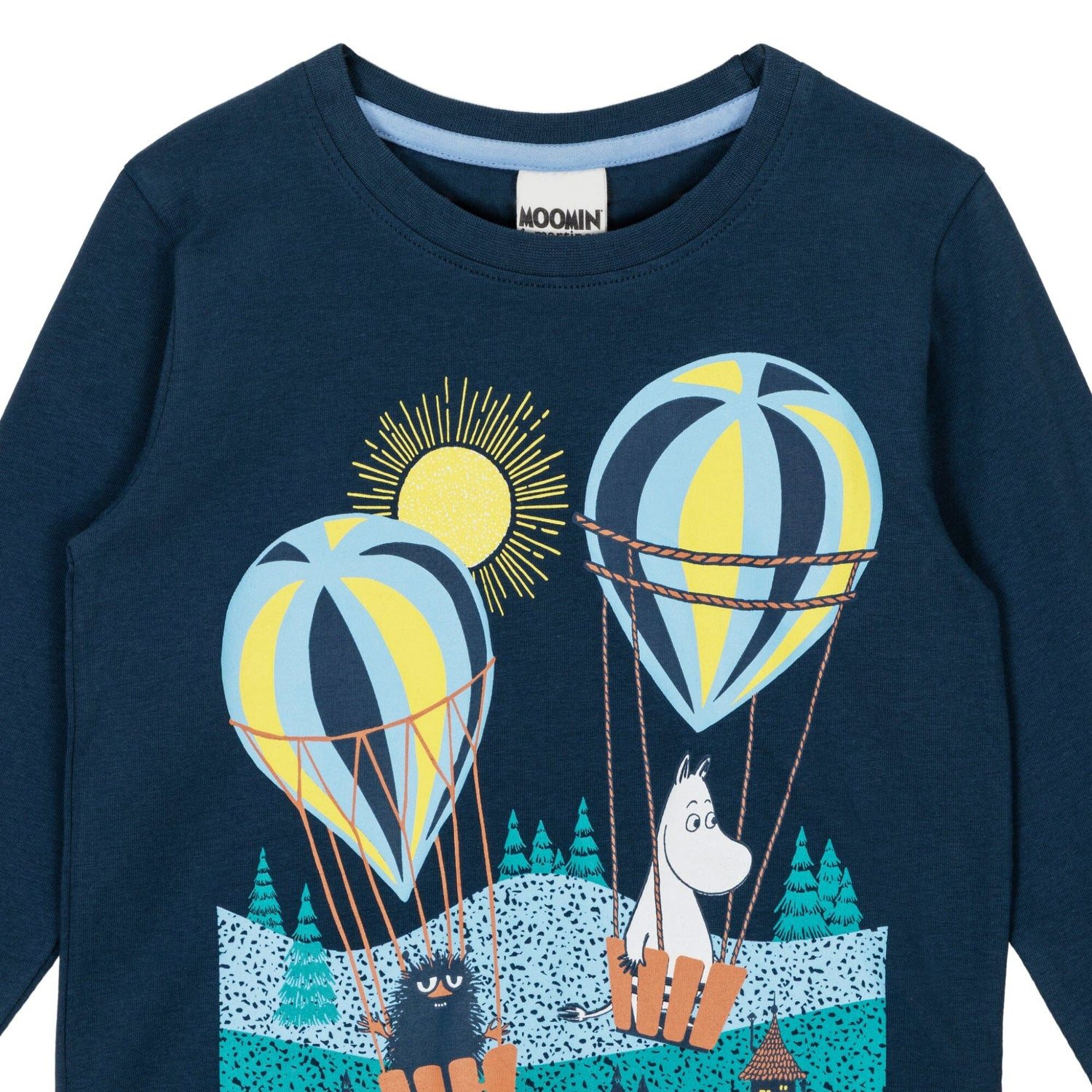 Moomin by Martinex Langarmshirt Moomin Kids Langarmshirt „Early Flight“ – Dark Blue