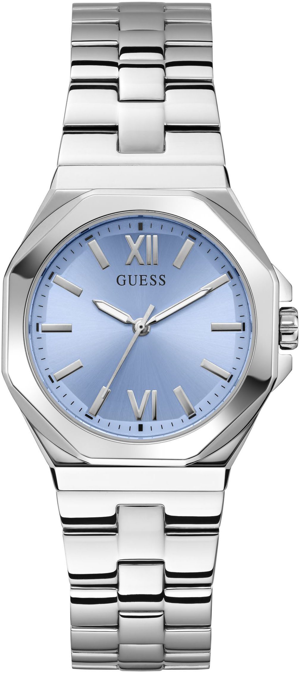 Guess Quarzuhr EMPRESS GW0873L1, Armbanduhr, Damenuhr, Edelstahlarmband günstig online kaufen