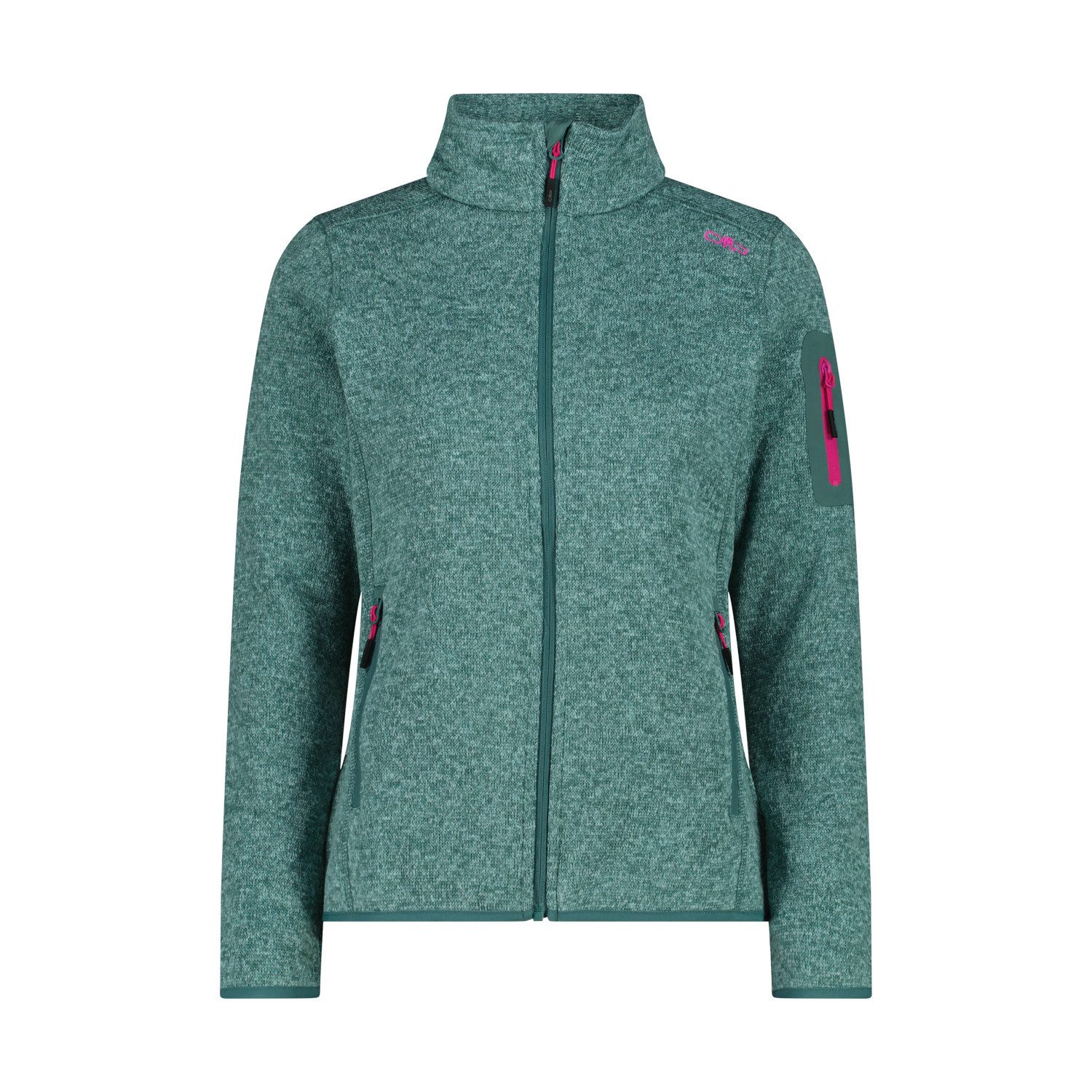 CMP Fleecejacke CMP Damen Jacke Knitted Melange Fleece Jacket 3H14746 günstig online kaufen