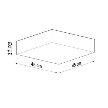 SOLLUX lighting Deckenleuchte HORUS, ohne Leuchtmittel, leuchtet nieder