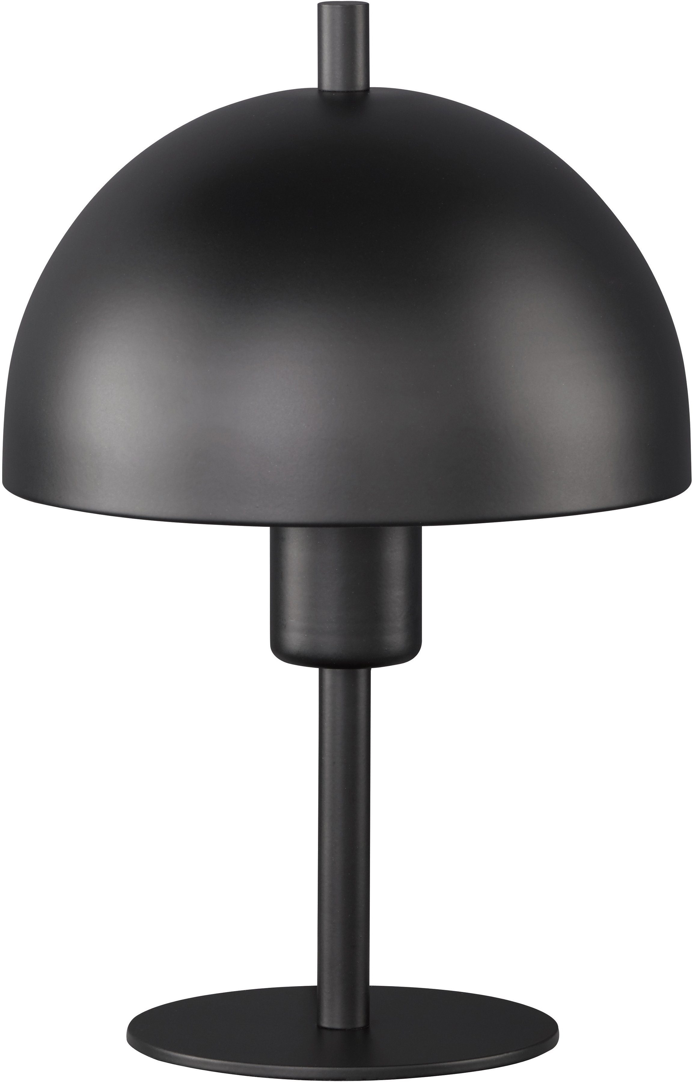 SCHÖNER WOHNEN-Kollektion Tischleuchte Kia, Leuchtmittel wechselbar,  Metallschirm schwarz | Tischlampen
