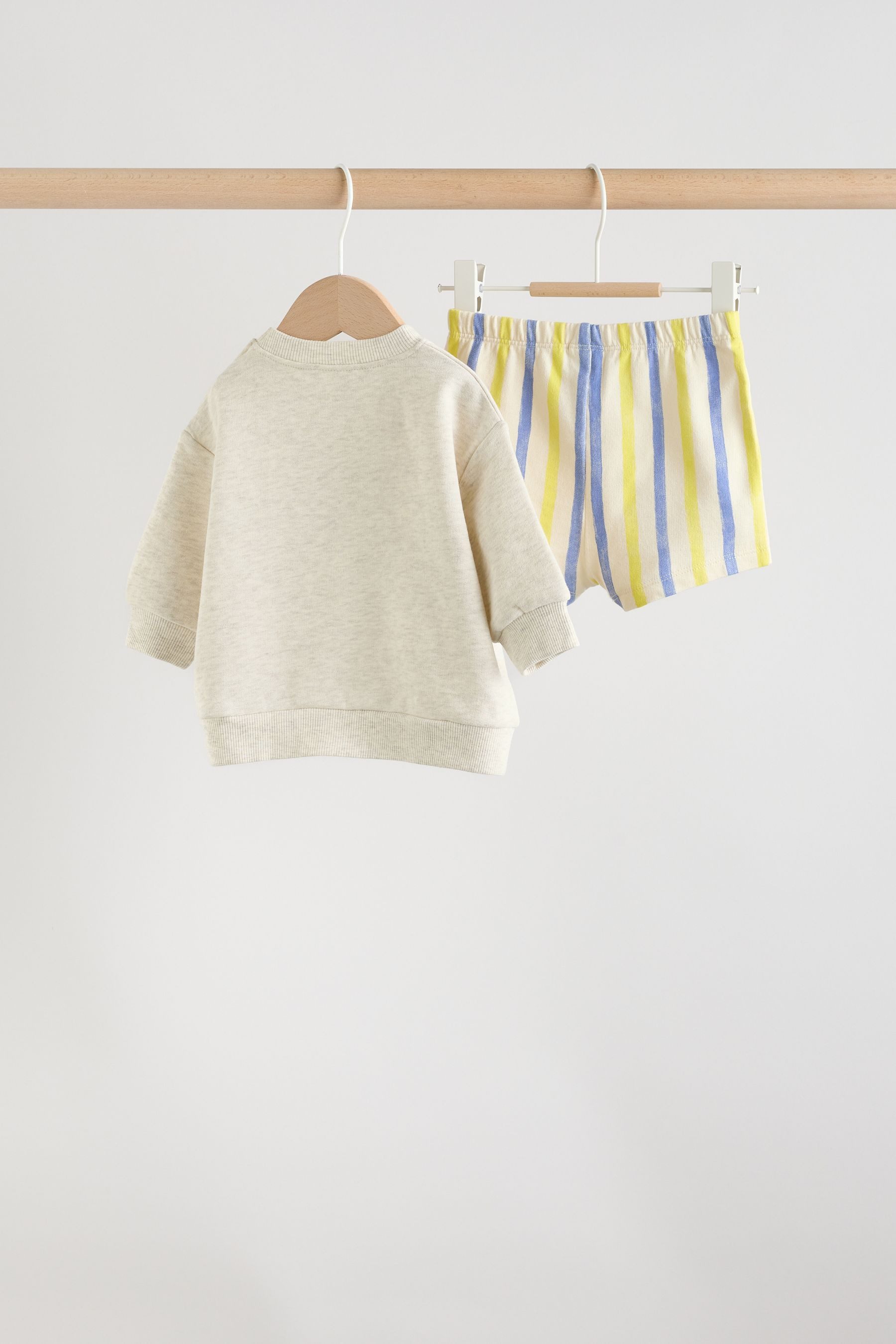 Next Pullover & Shorts Baby Sweatshirt und Shorts im Set (2-tlg)