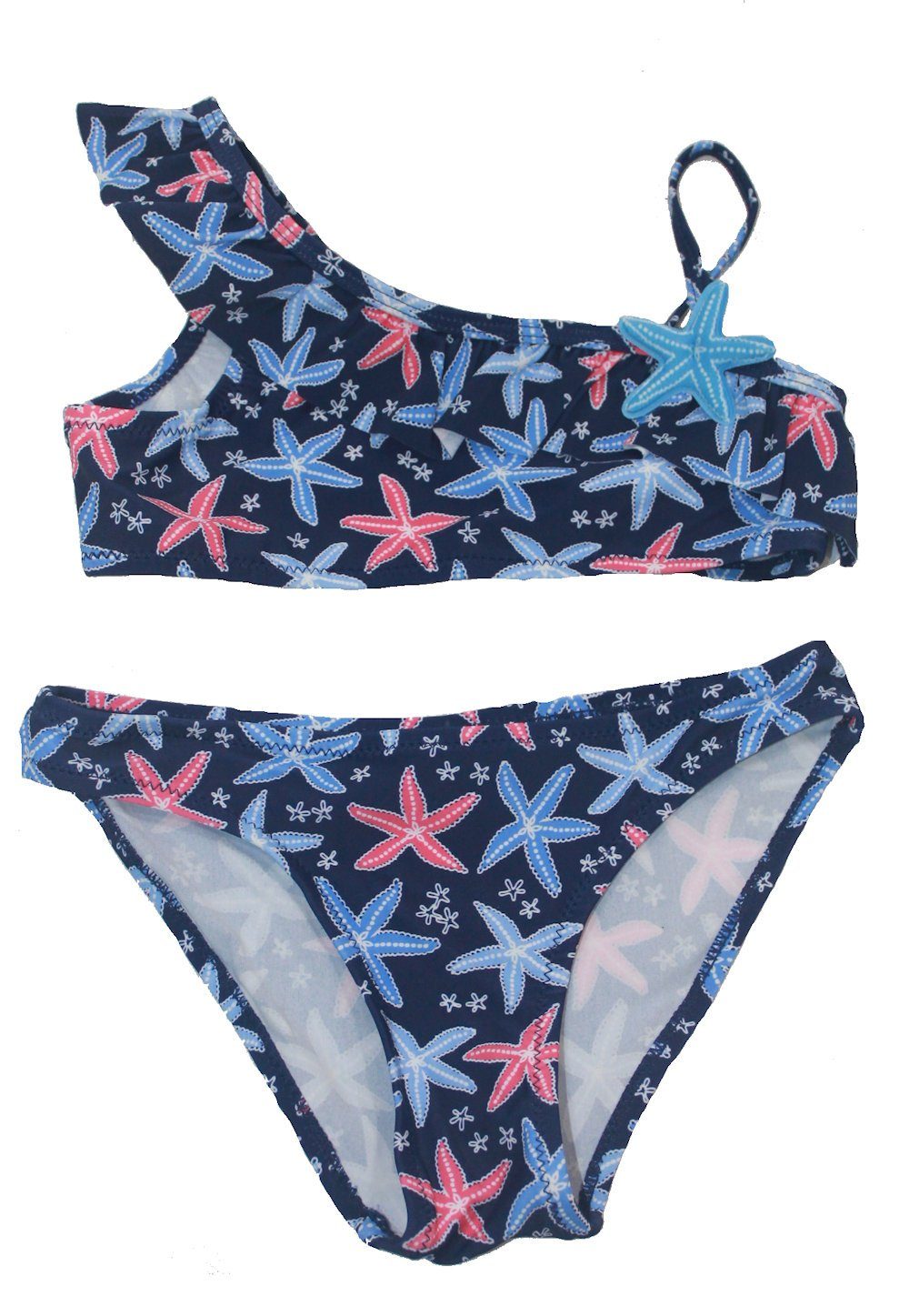 YSABEL Bustier-Bikini 2-St) blau Bikini Seestern (Set, Mora Ysabel MORA