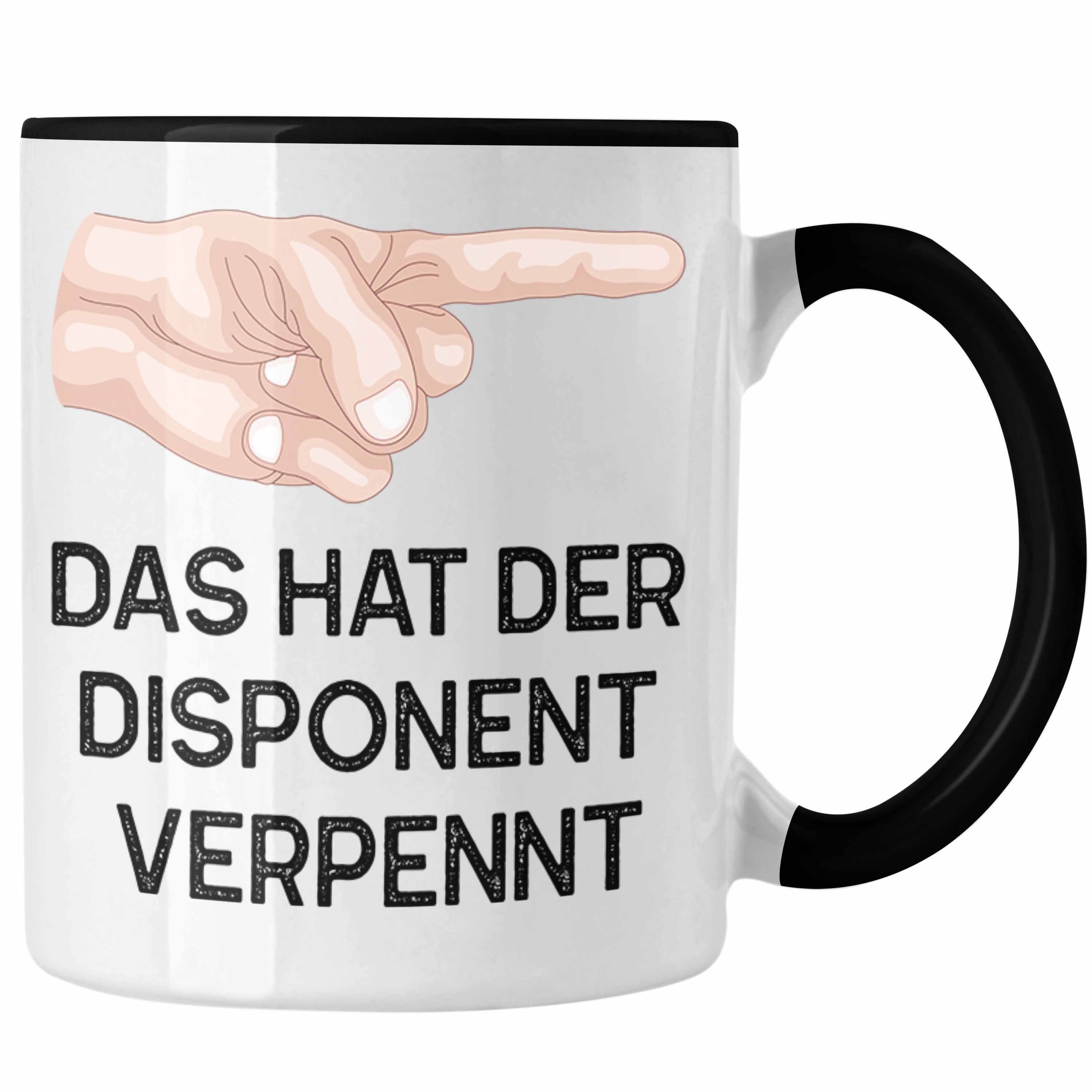 Fernfahrer Trendation LKW Der Disponent Schwarz Verpennt La Hat Das Geschenk Fahrer Tasse Tasse