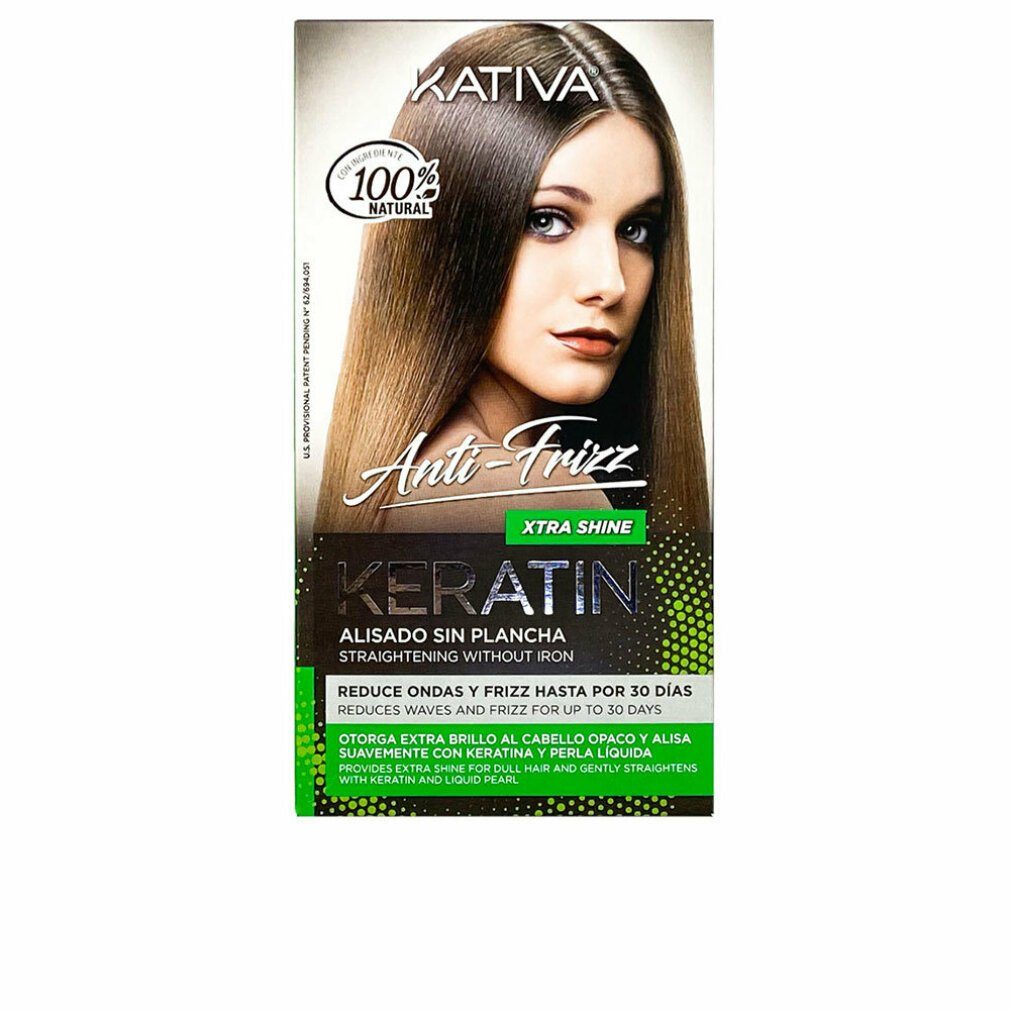 KATIVA Haarpflege-Set Keratin Anti-Frizz Straightening Extra Shine mehr