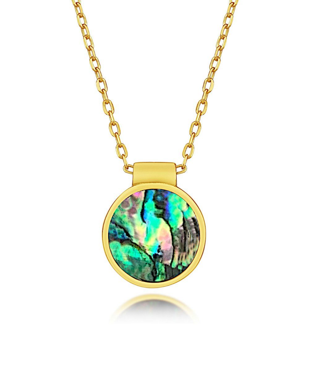 DANIEL CLIFFORD Kette mit Anhänger 'Estelle' Halskette Silber 925 vergoldet günstig online kaufen