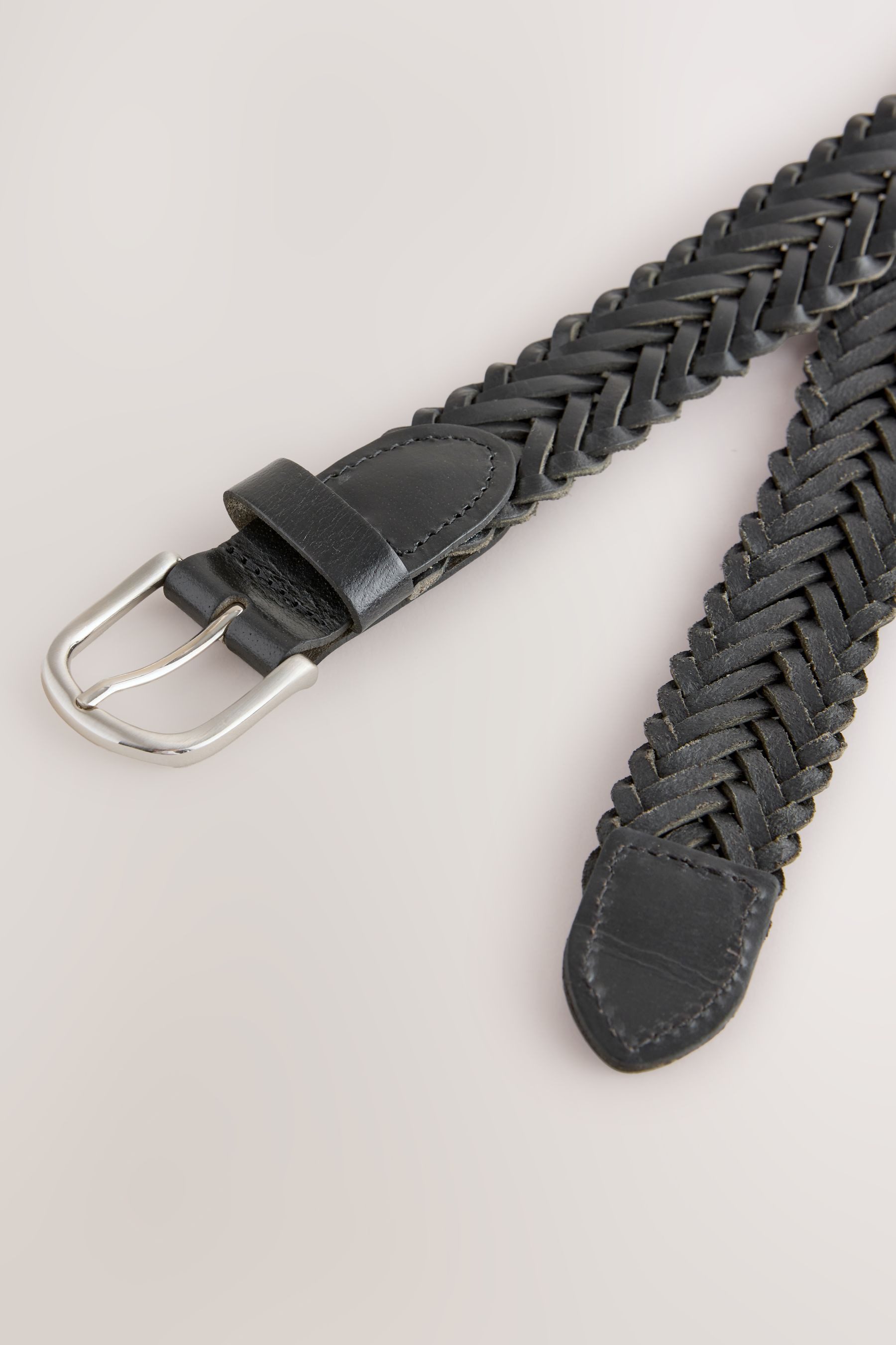 Next Ledergürtel Handgeflochtener Ledergürtel (1-St) günstig online kaufen