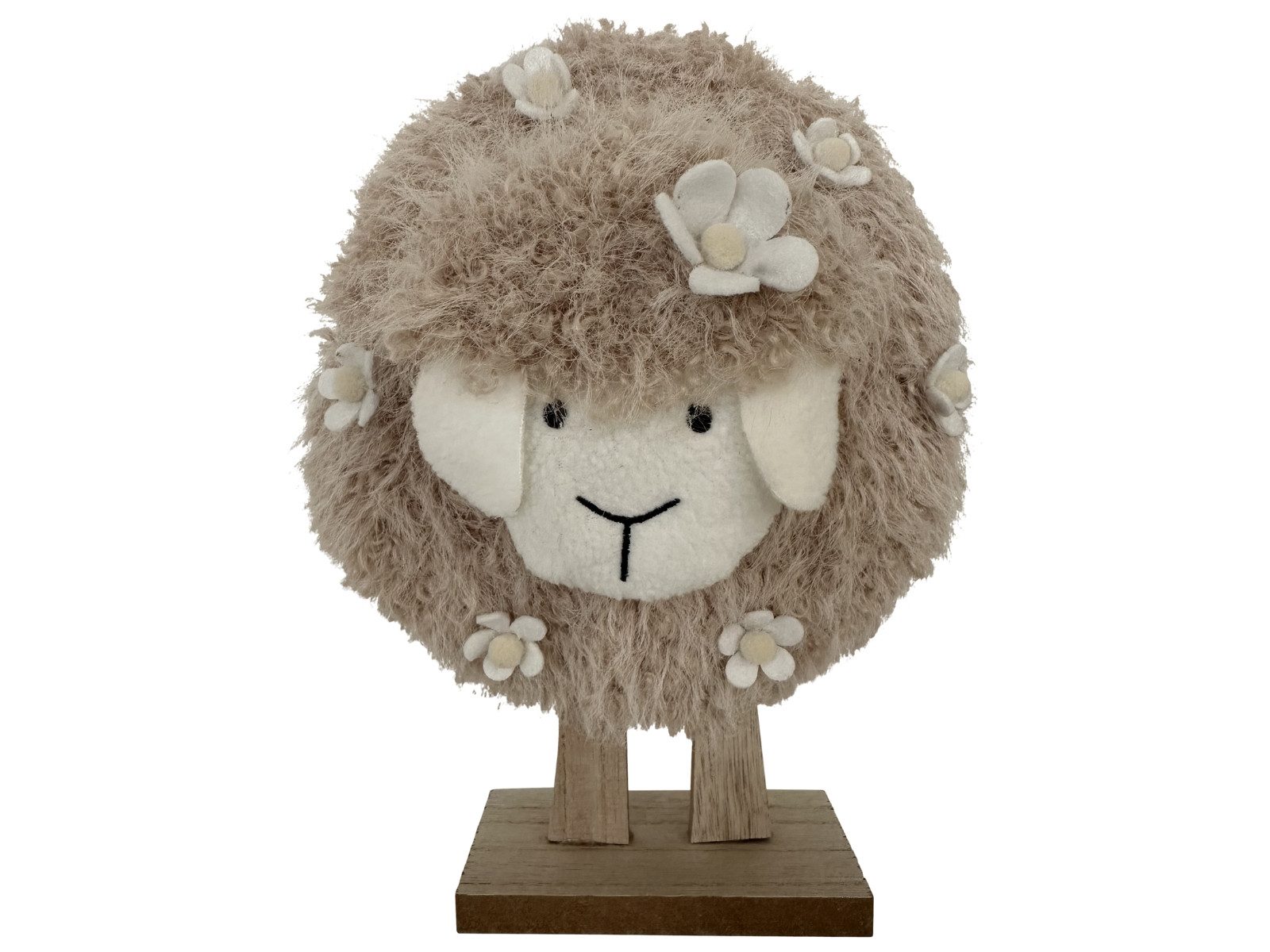 Dekofigur Schaf RUNT beige 25,5cm