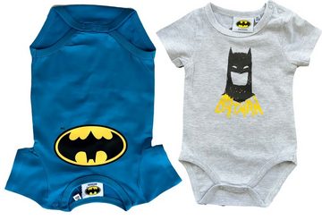 Batman Strampler 2x Batman Body Baby Strampler Jungen Strampelanzug 3 6 12 18 14 Monate