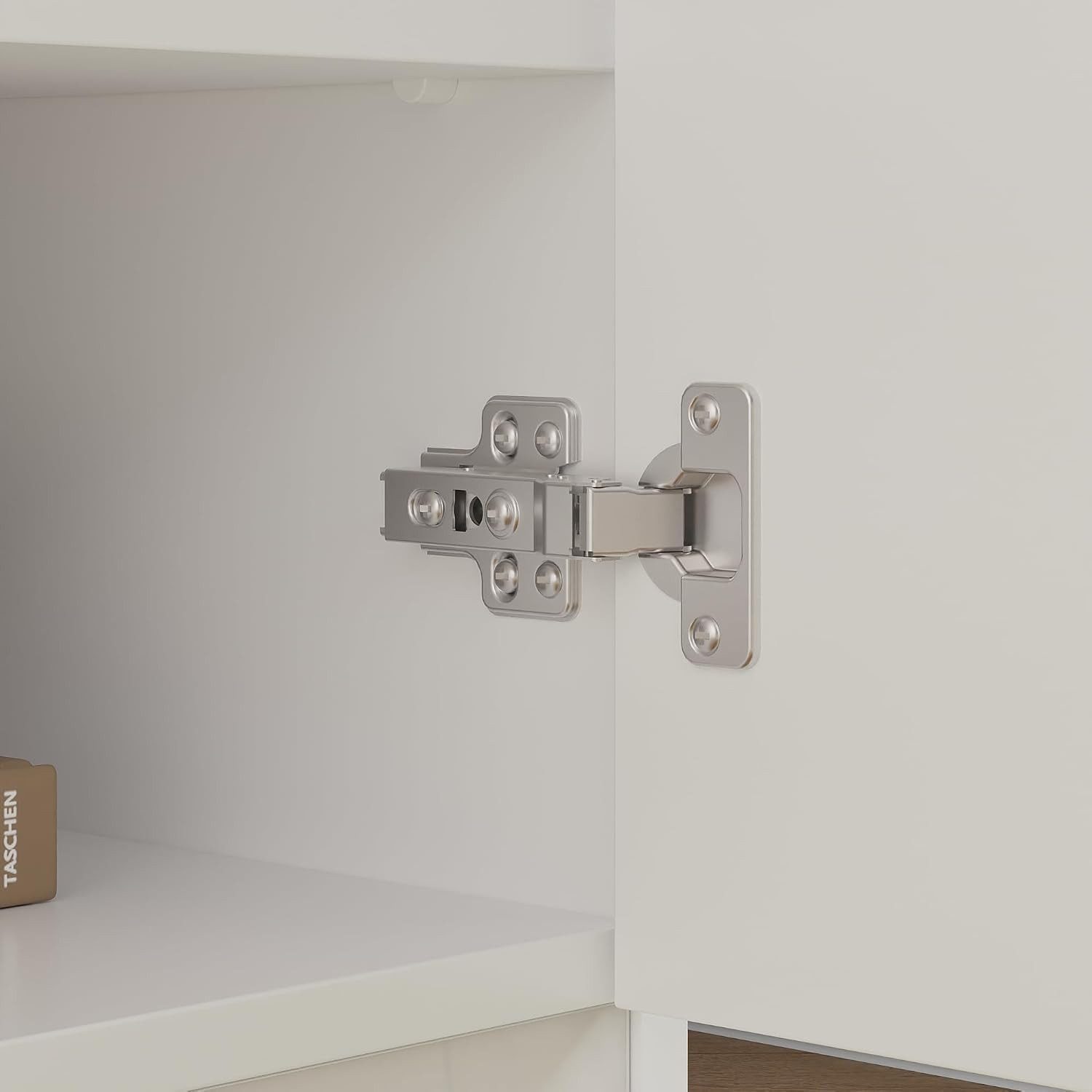 FUFU&GAGA Kommode Weiß PET Hochglanz Serie, 80-180 cm breit, Kommode Modern – Bild 5 von 5