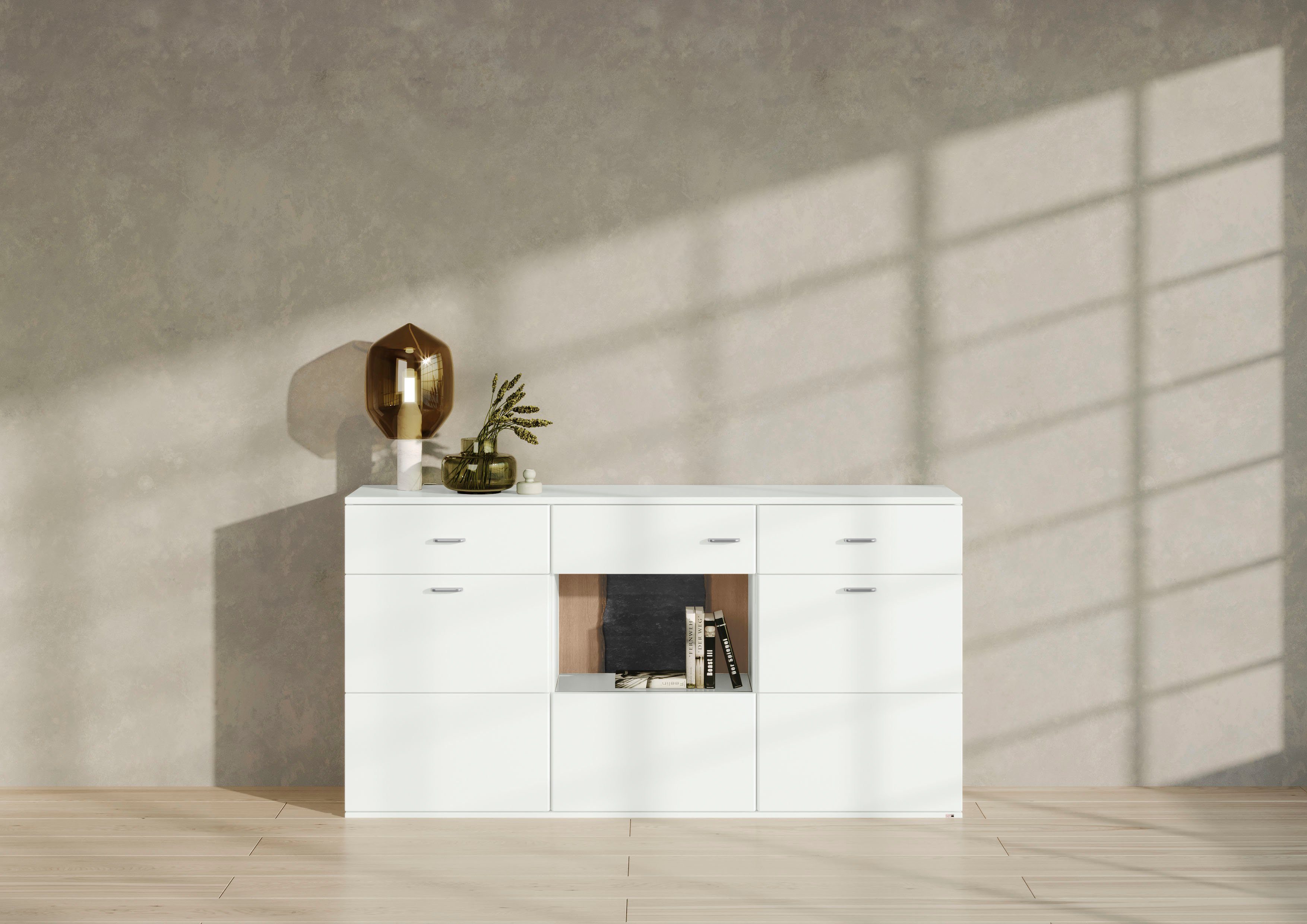 set one by Musterring Sideboard TACOMA, Typ 53, Breite 180 cm, mit getönter  Glastür