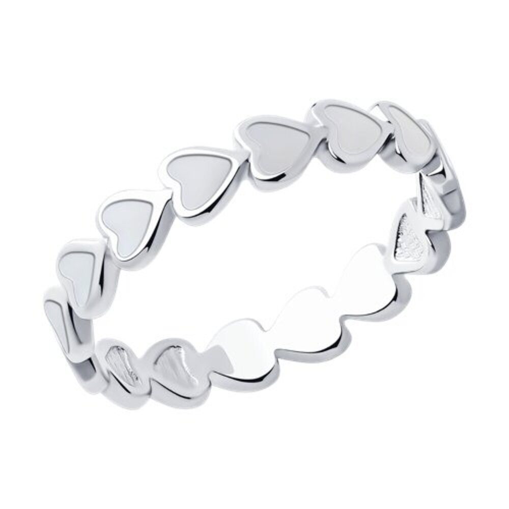 Fingerring Ring Fingerring 925 Silber Emaille Echtschmuck
