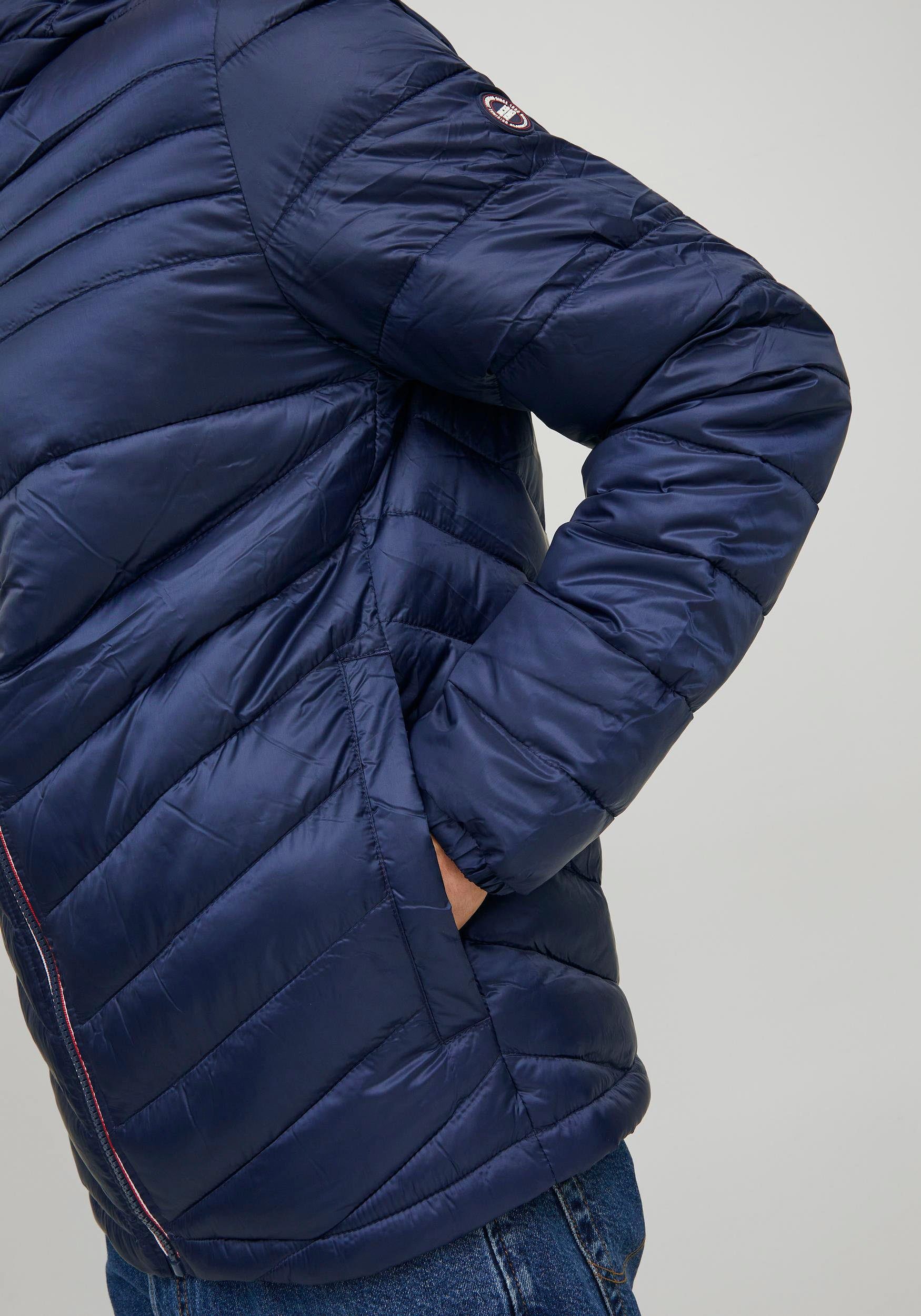 Jones navy/zip PUFFER & Steppjacke HERO Jack HOOD