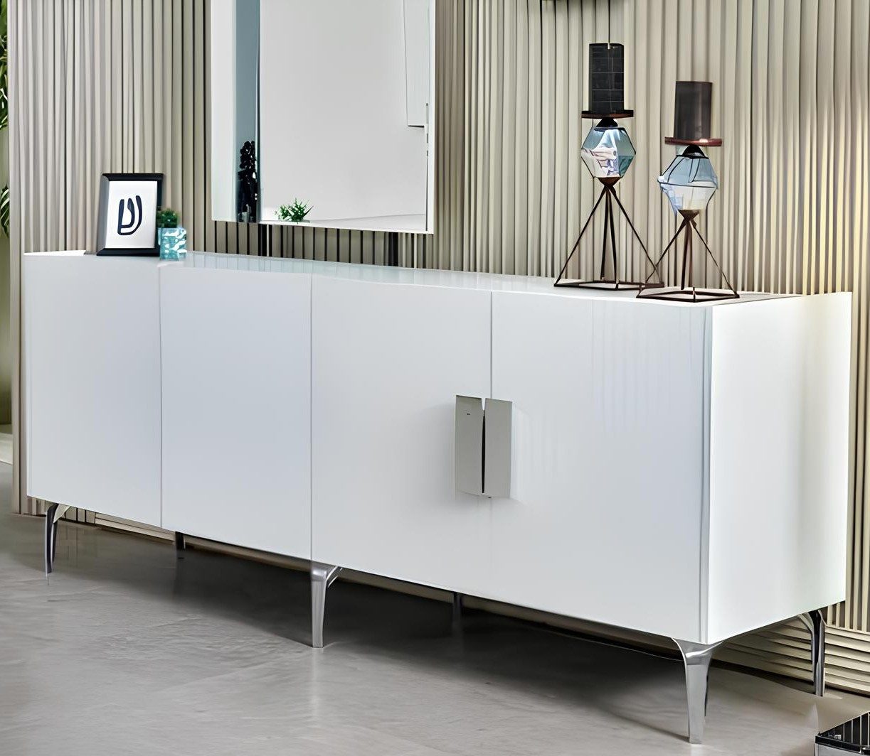 JVmoebel Sideboard Elegante Konsole mit Ablageflächen und Schubladen in Holzoptik (Konsole), Made in Europa