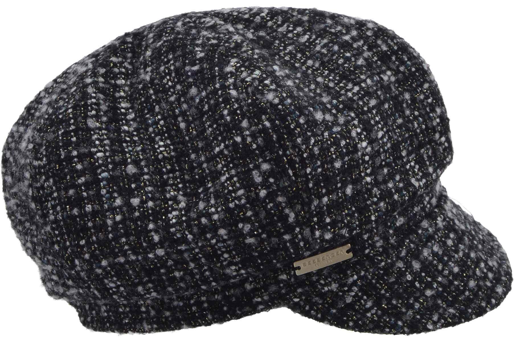 Seeberger Ballonmütze Tweedstoff Ballonmütze 19778-0 günstig online kaufen