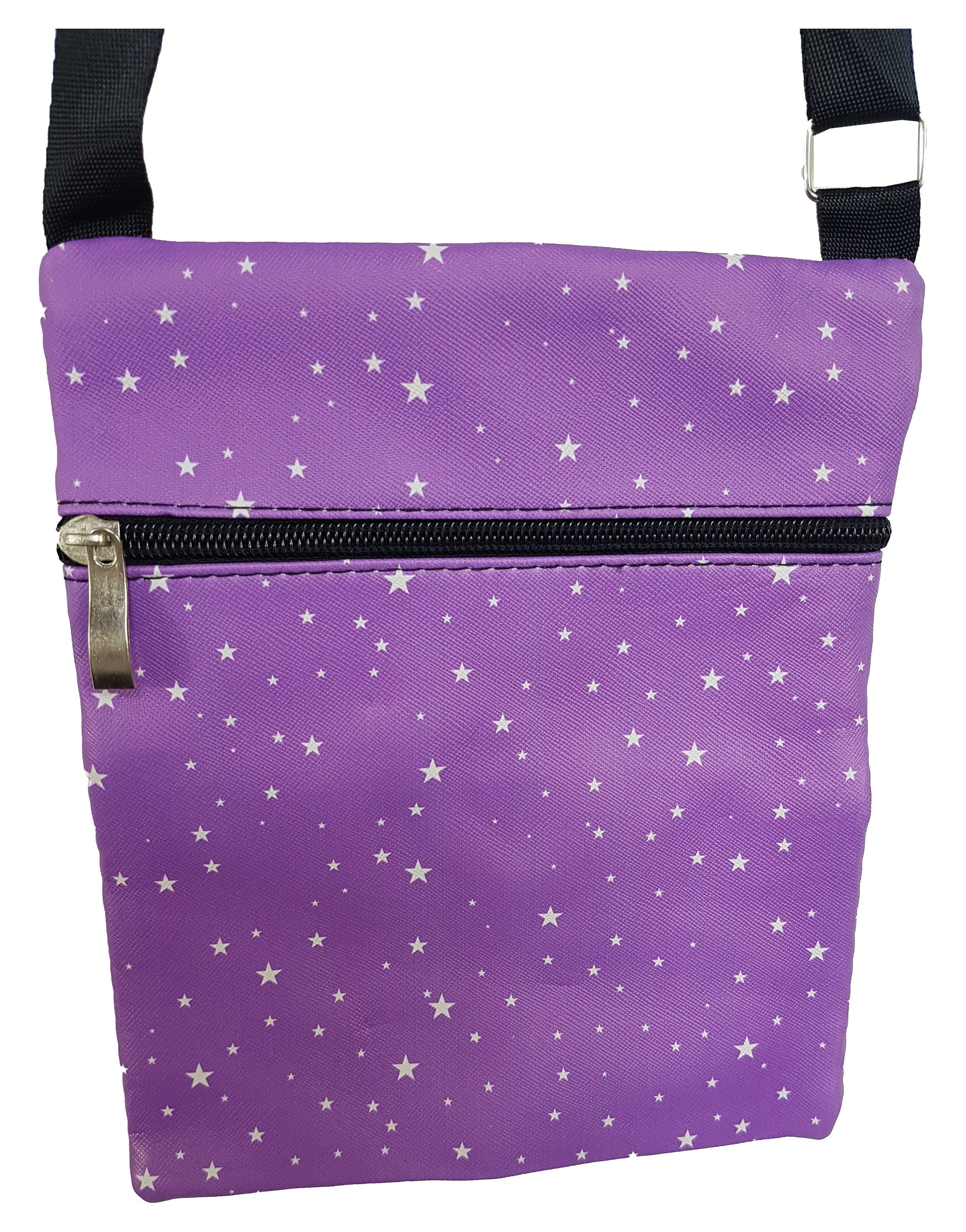 Einkaufszauber Handtasche Kinder Einhorn Handtasche Violett mit Schultergurt, Einhorn