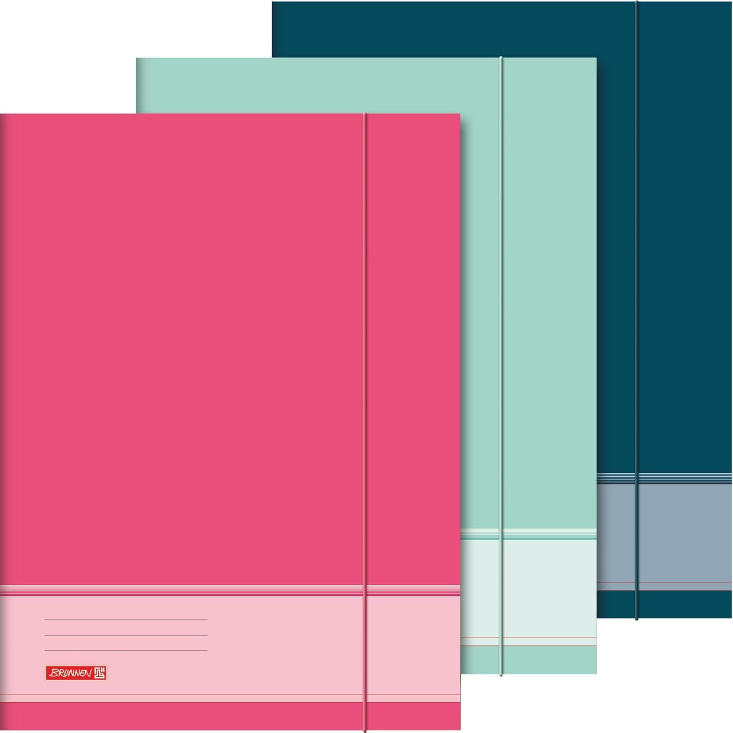BRUNNEN Fächermappe Premium A3 Sammelmappe Trend - Farbe zufällig ausgewählt