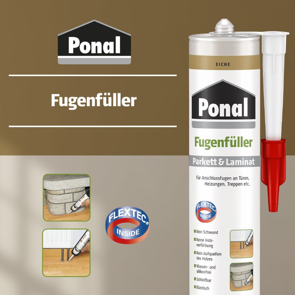 Ponal Fugendichtband Ponal Fugenfüller Parkett & Laminat 280 ml