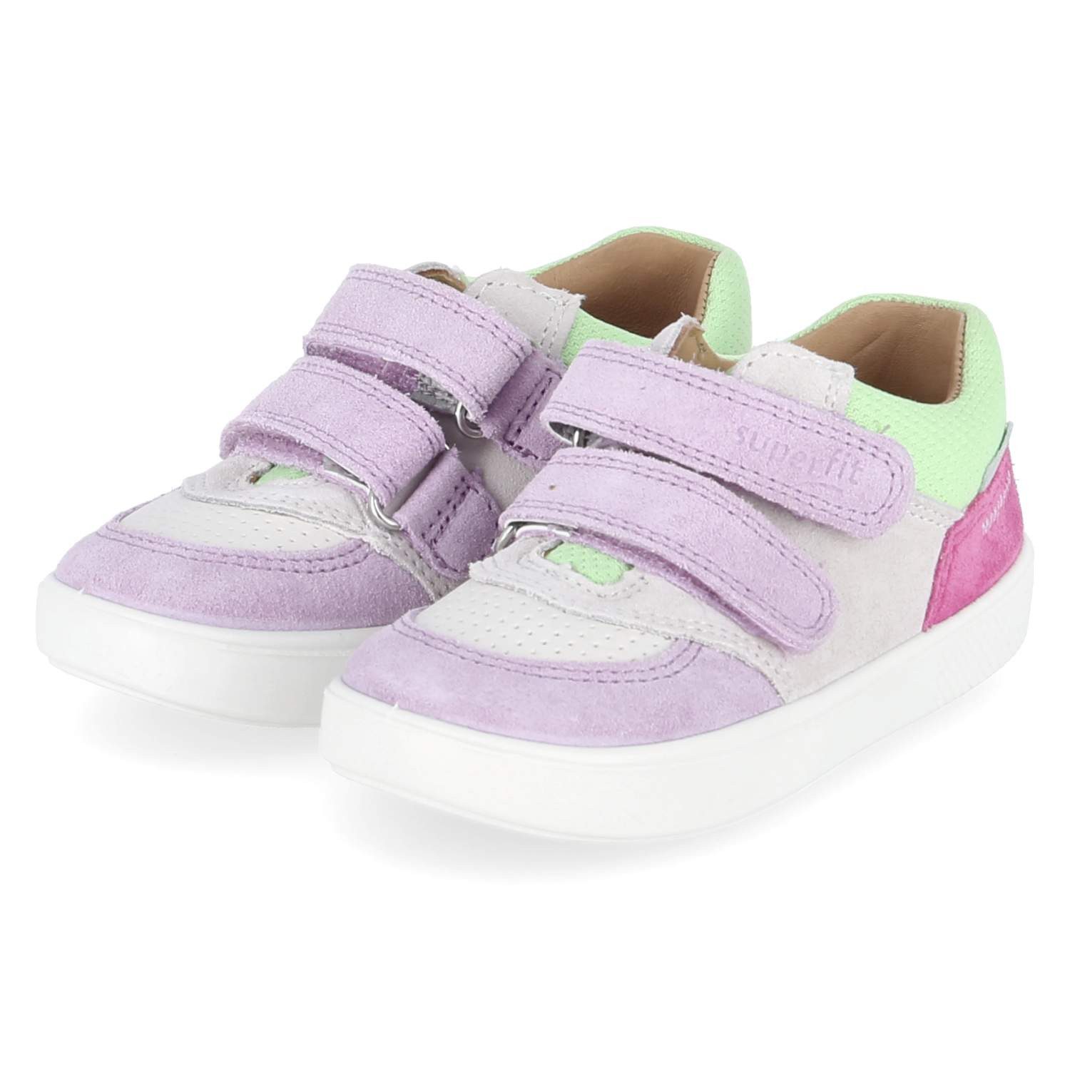 Superfit Superfit 1-000776-8500 Unisex Leder und Synthetik lila Lauflernschuh