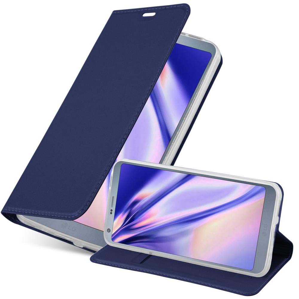 Cadorabo Handyhülle für LG G6 Hülle LG G6, Schutzhülle Hülle mit Standfunktion, Magnetverschluss und Kartenfach