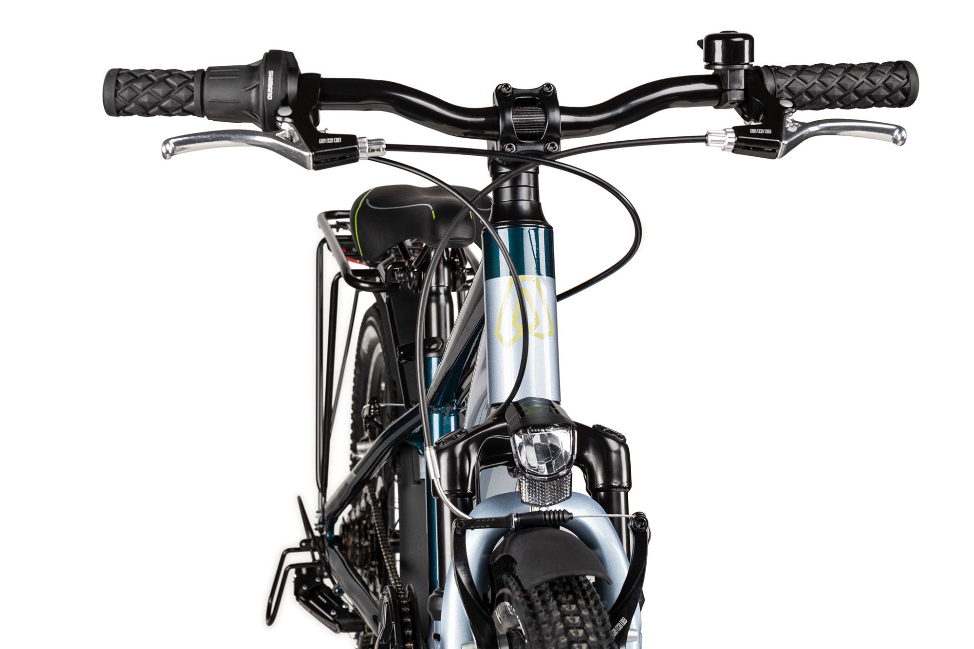 Axess Kinderfahrrad Axess Adventure 6 20, 6 Gang Shimano Tourney 6 Schaltwerk, Kettenschaltung, Straßenausstattung blau