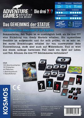 Kosmos Spiel, Abenteuerspiel Adventure Games - ??? Das Geheimnis der Statue, Made in Germany