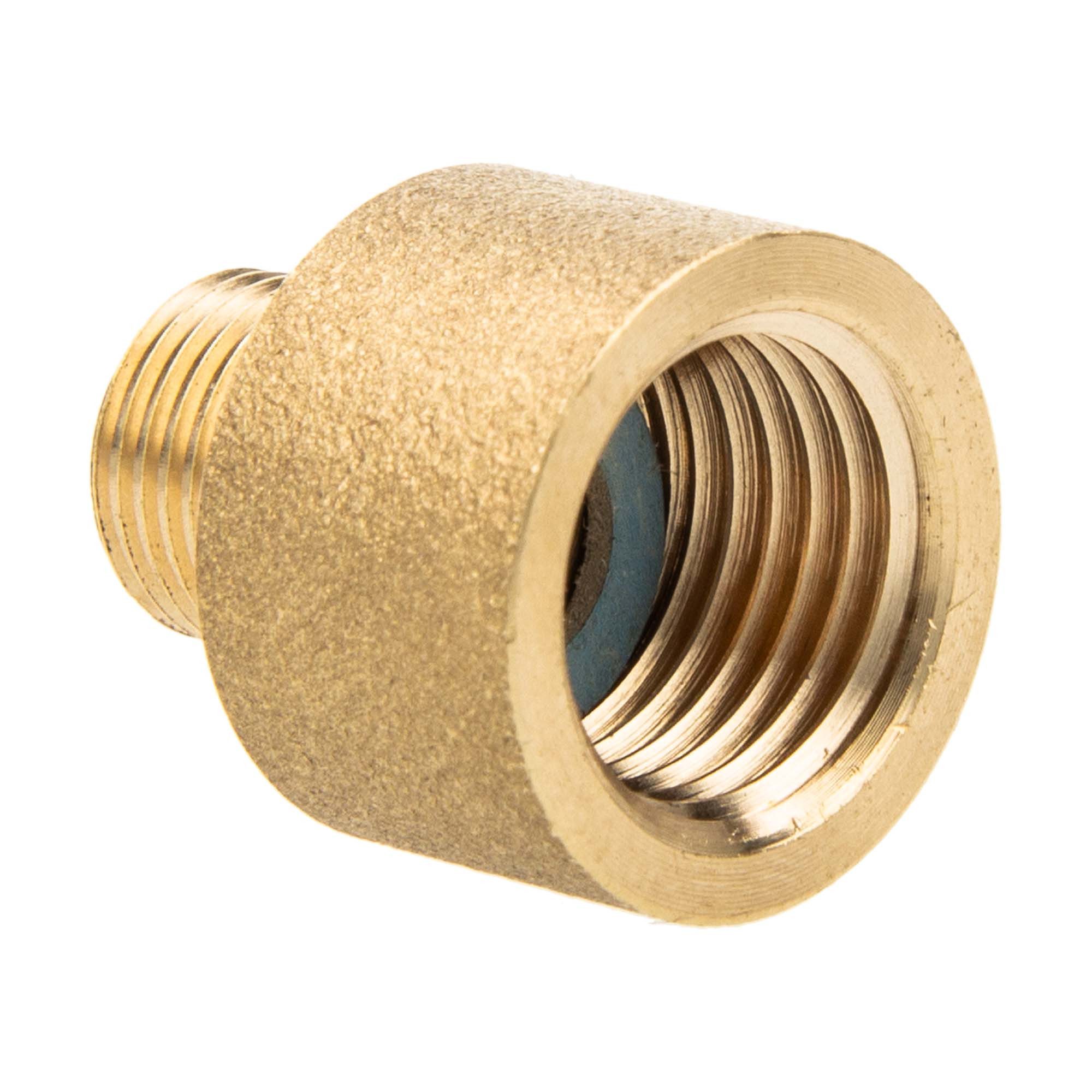 tecuro Gewindefitting Reduzierverlängerung Außengewinde G x Innengewinde Rp, zyl., 1/8 AG x 1/4 IG