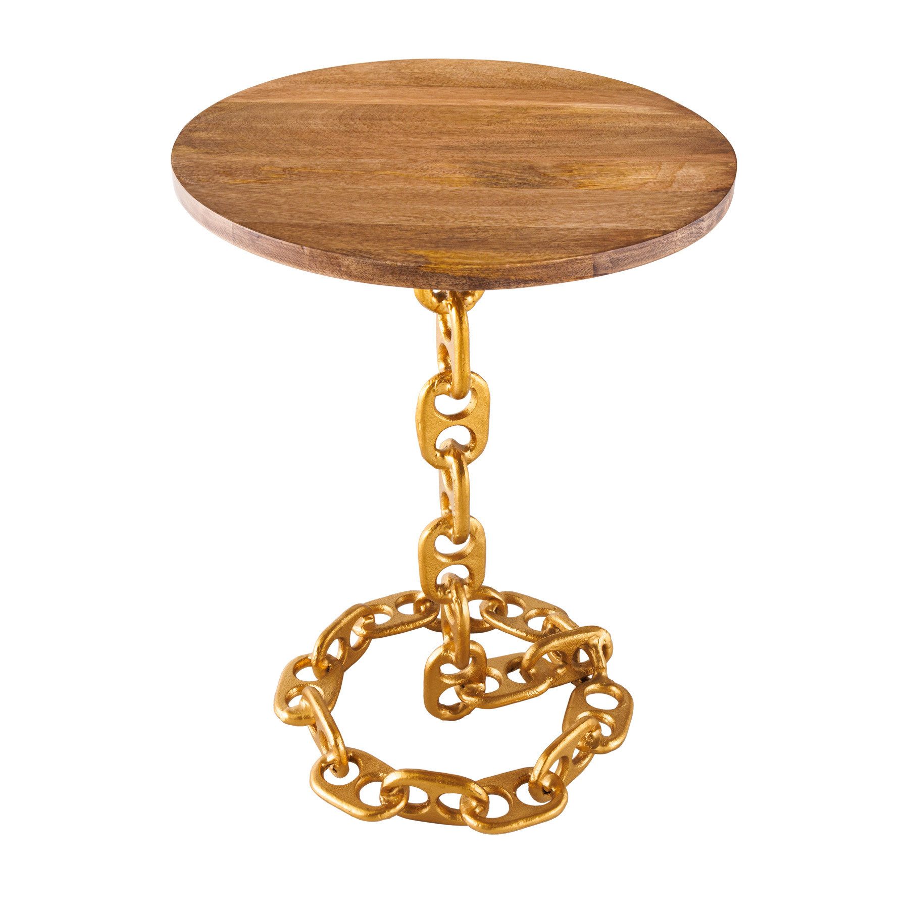 riess-ambiente Beistelltisch CHAINS 55cm gold / günstig online kaufen