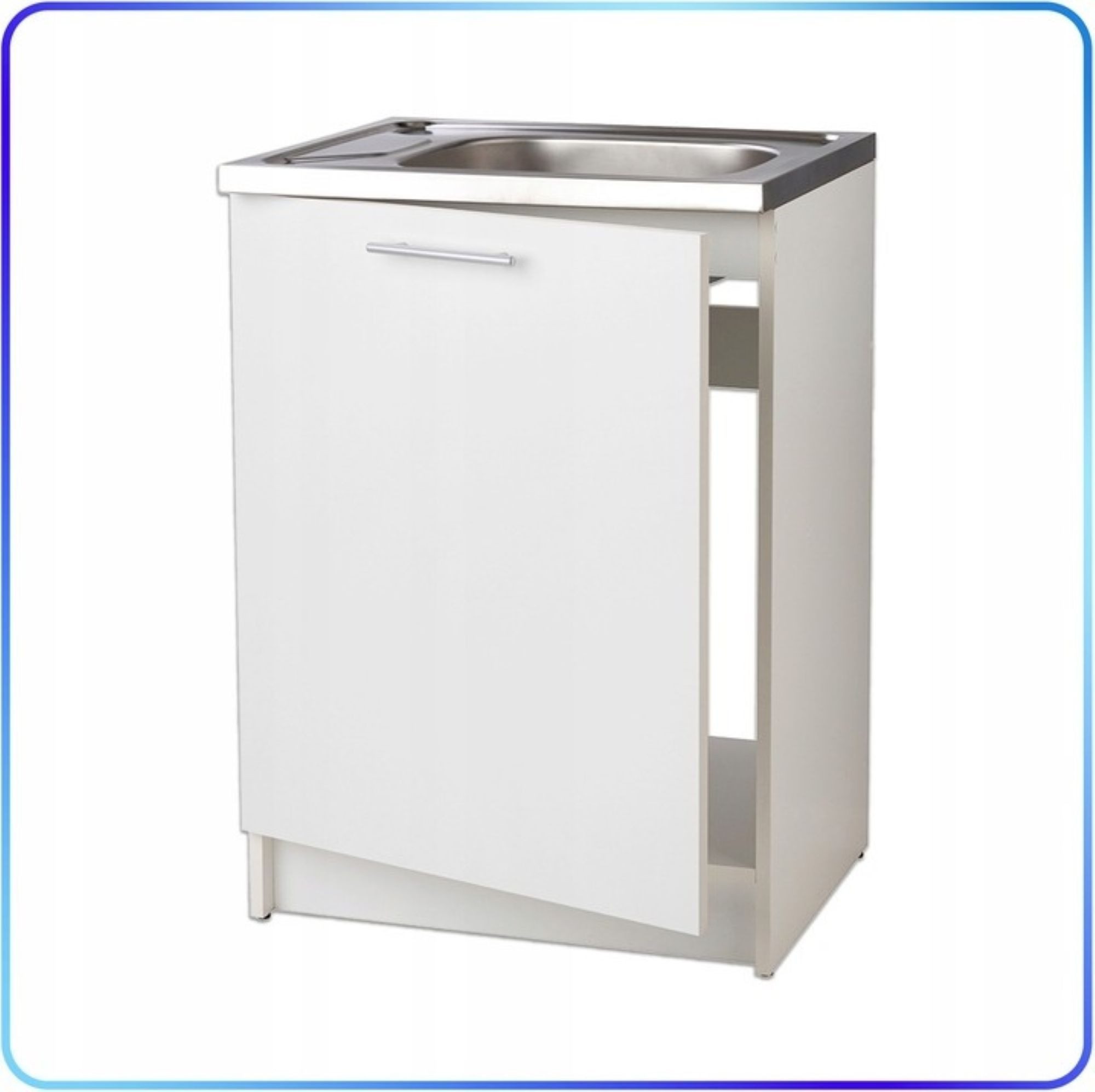 STAMAR Spülenschrank Küchenschrank 60x60cm Weiß Spüle Abtropffläche Edelsta günstig online kaufen