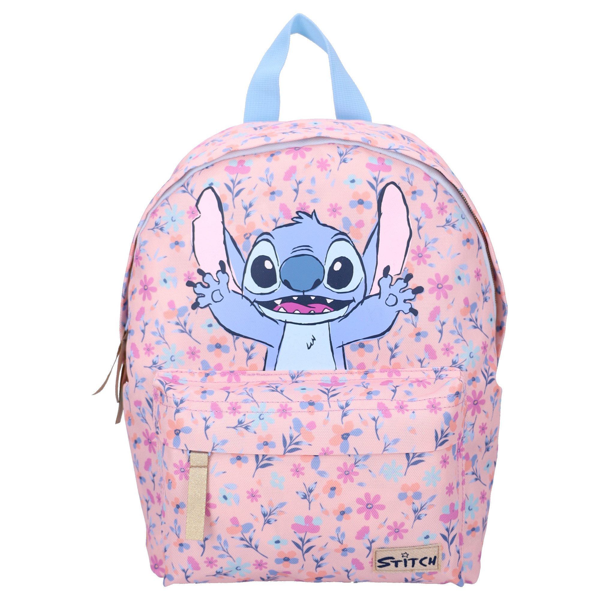 Disney Kinderrucksack Stitch Kinder Rucksack Spring Smiles für Schule und Freizeit