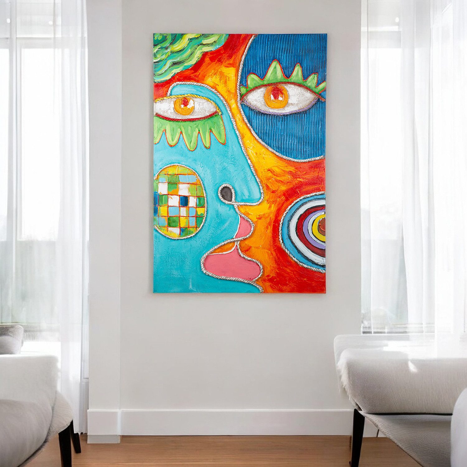 Casablanca by Gilde Leinwandbild Visage rechteckig, (1 St)