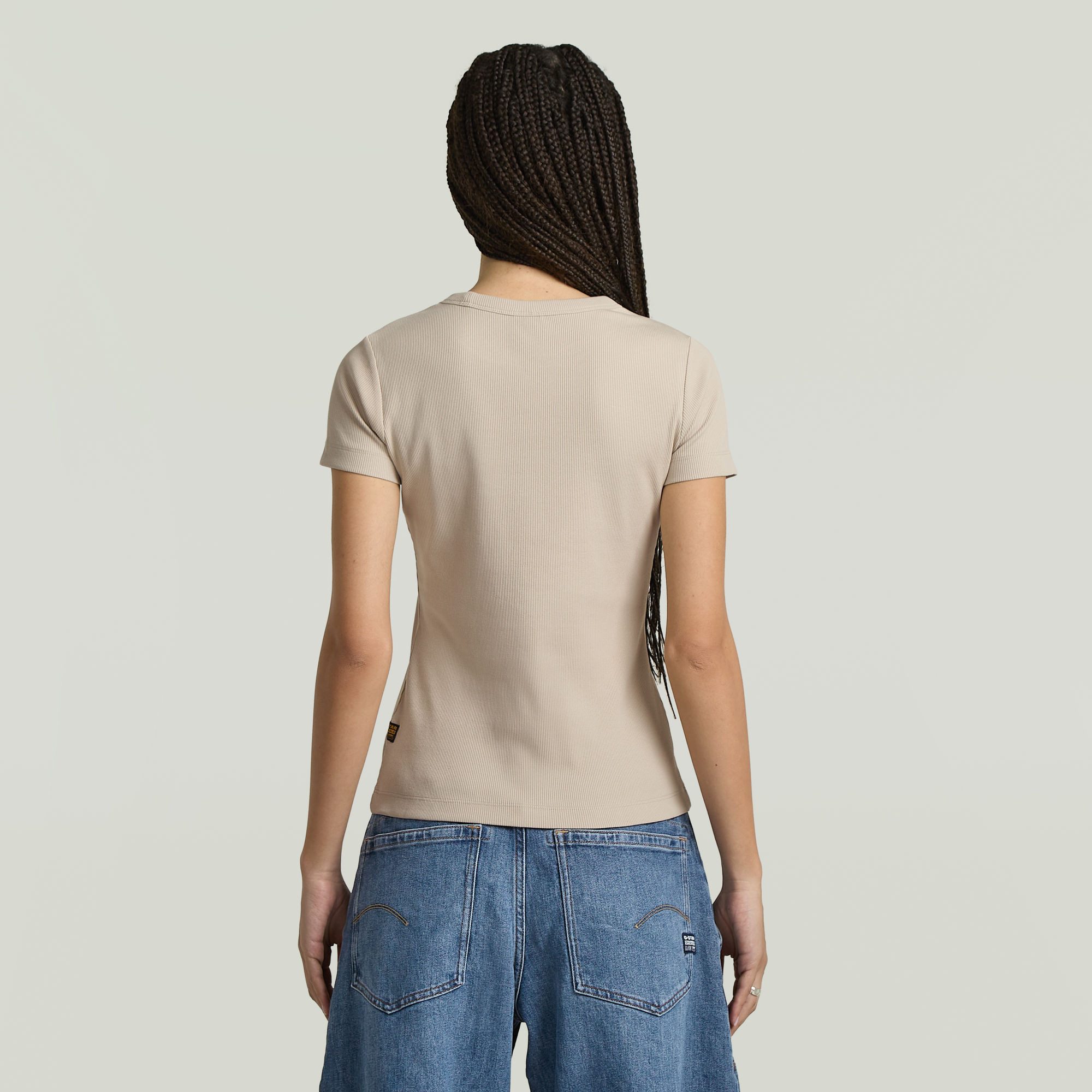 G-STAR T-Shirt Rib Cap Sleeve aus günstig online kaufen