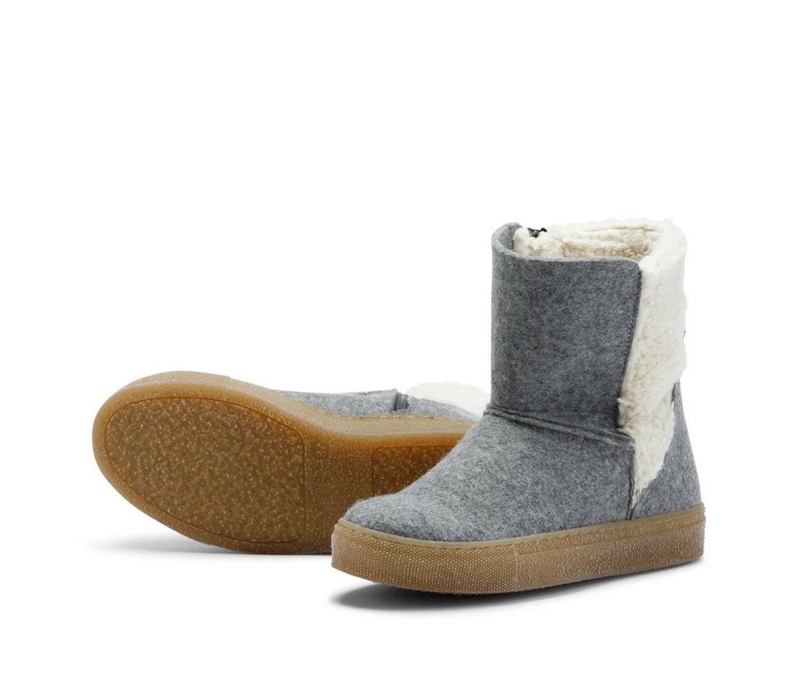Grand Step Shoes Nicki Wool Bootie (gefüttert, bequem) - hellgrau Damen Winterstiefel