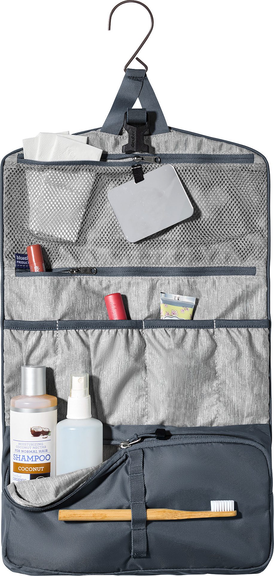deuter Kulturbeutel WASH BAG II, mit verstaubarem Haken zum Aufhängen